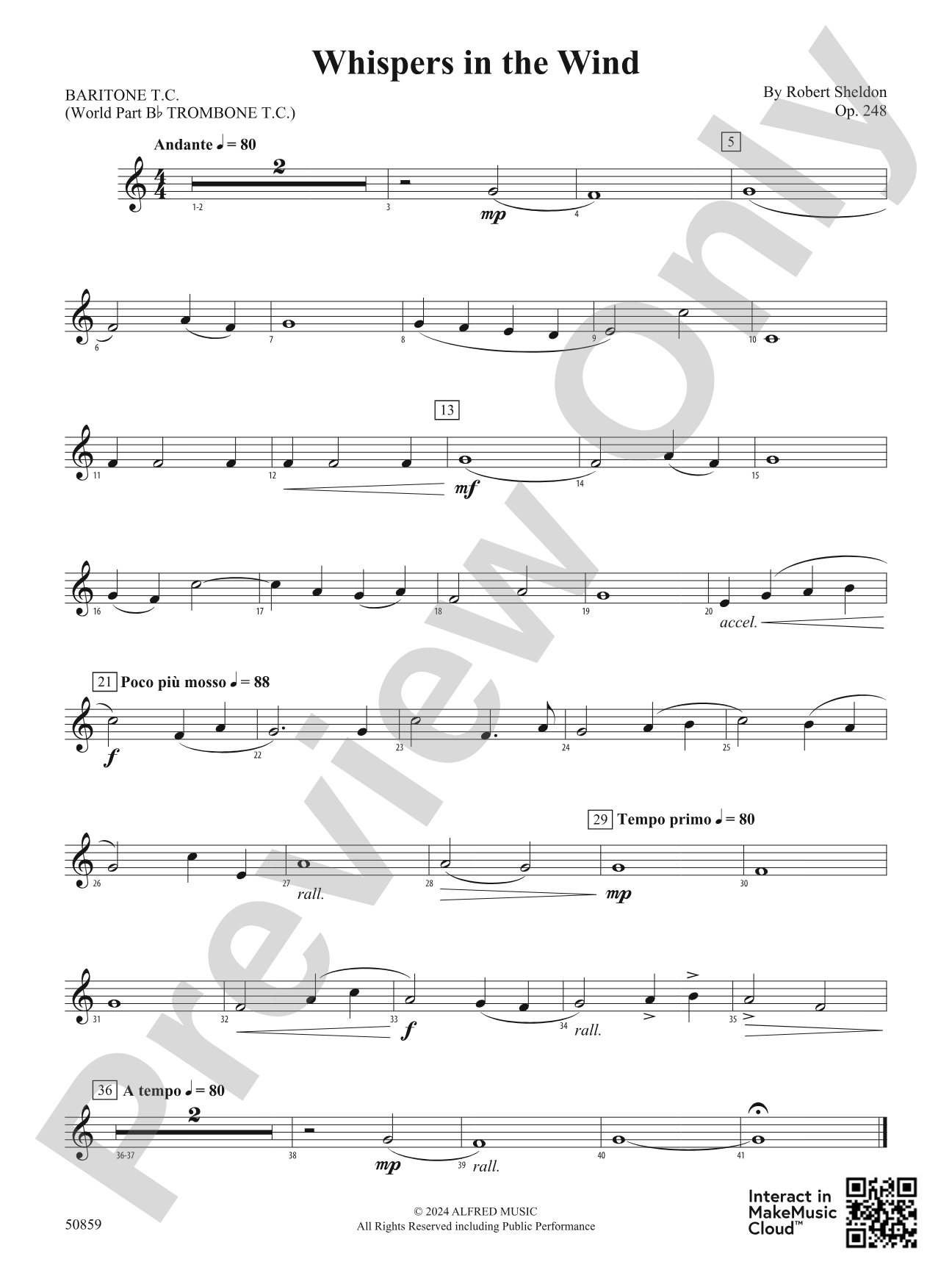 Whispers in the Wind: Baritone T.C.