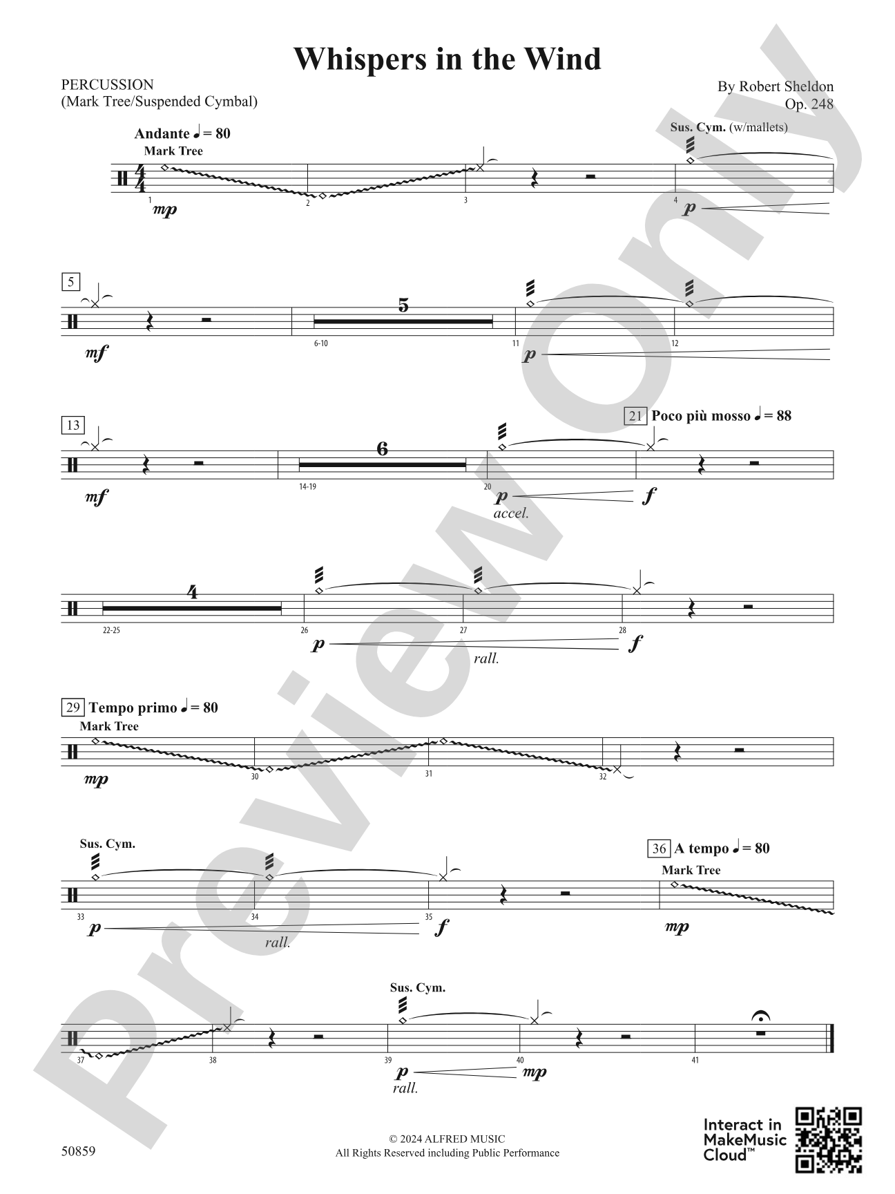 Whispers in the Wind: 1st Percussion