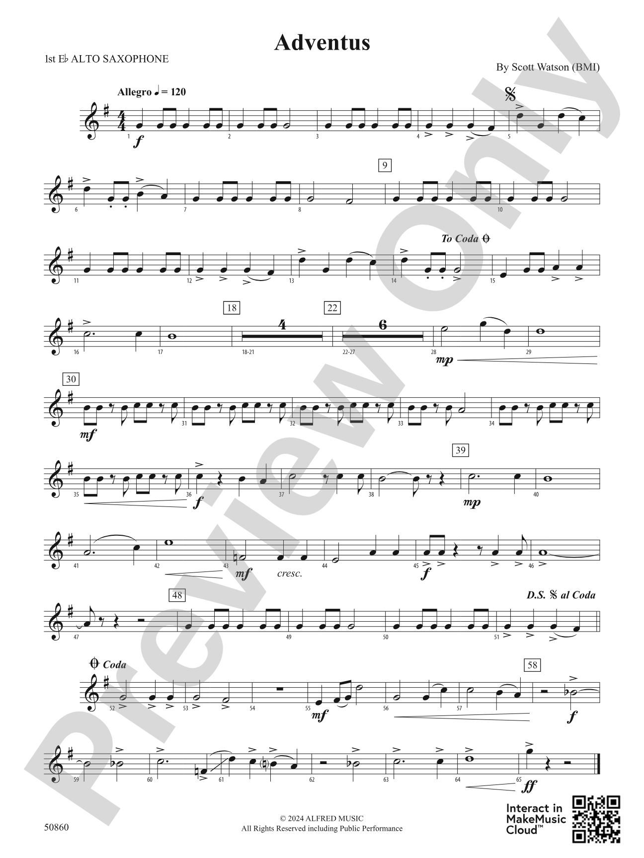 Adventus: E-flat Alto Saxophone