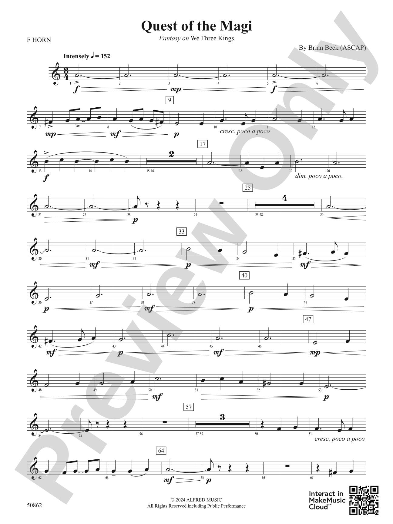 Quest of the Magi: 1st F Horn