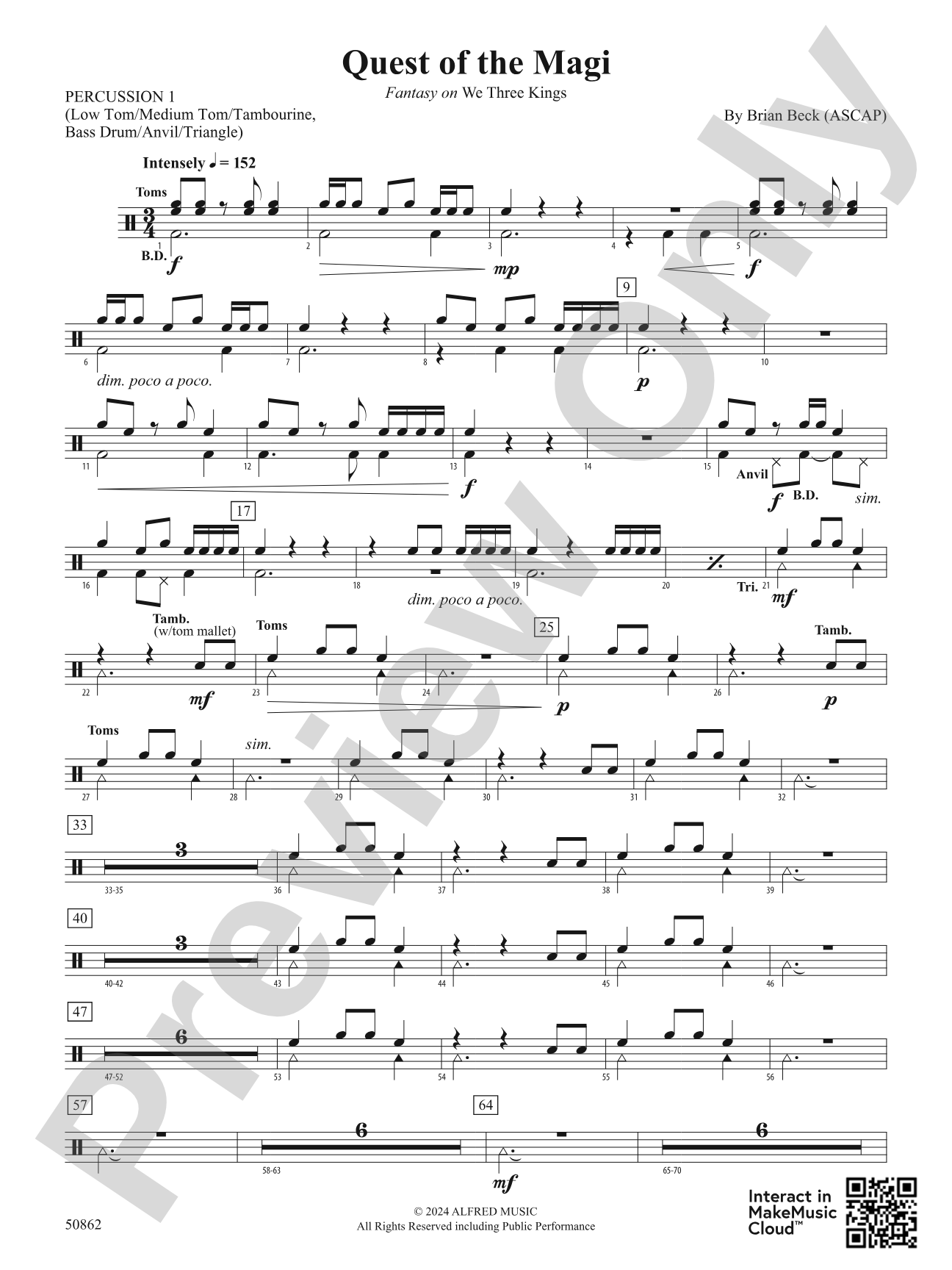 Quest of the Magi: 1st Percussion