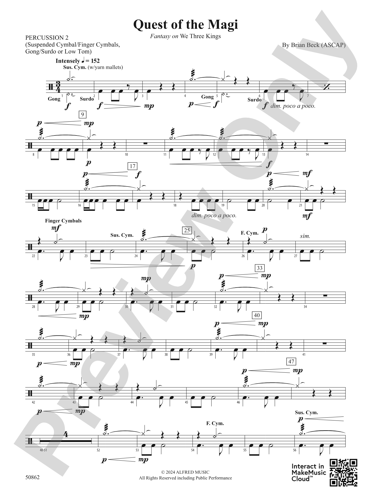 Quest of the Magi: 2nd Percussion