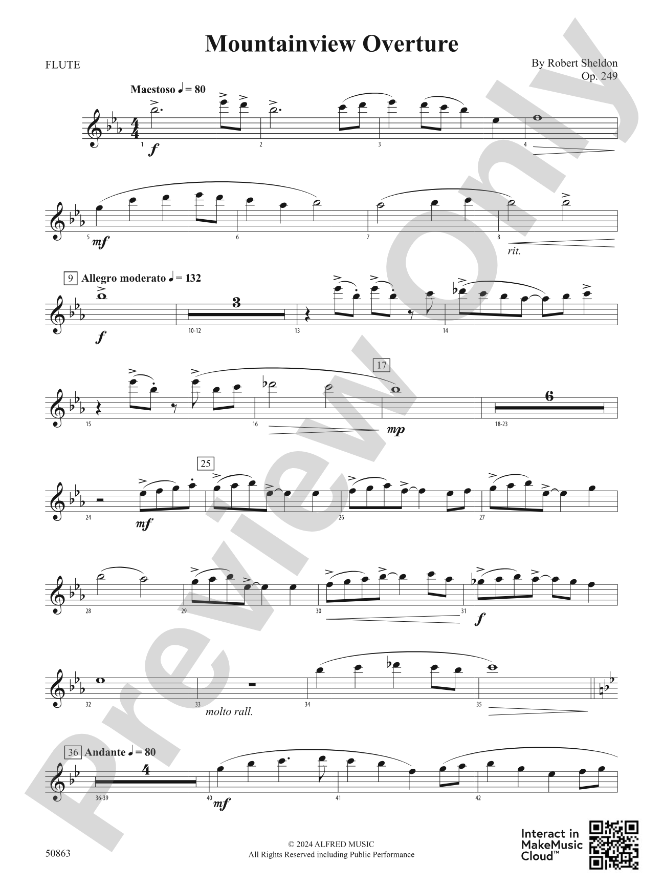 Mountainview Overture: Flute