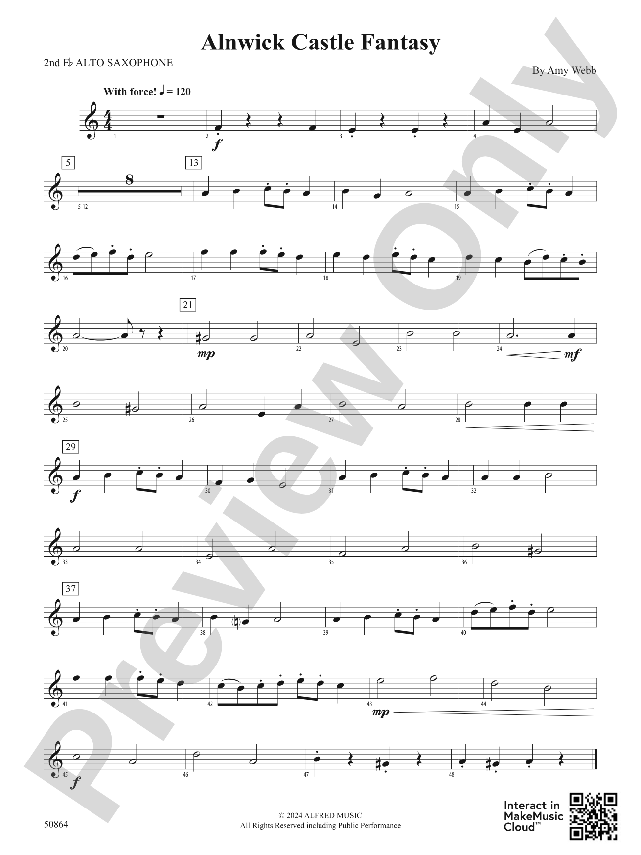 Alnwick Castle Fantasy: 2nd E-flat Alto Saxophone