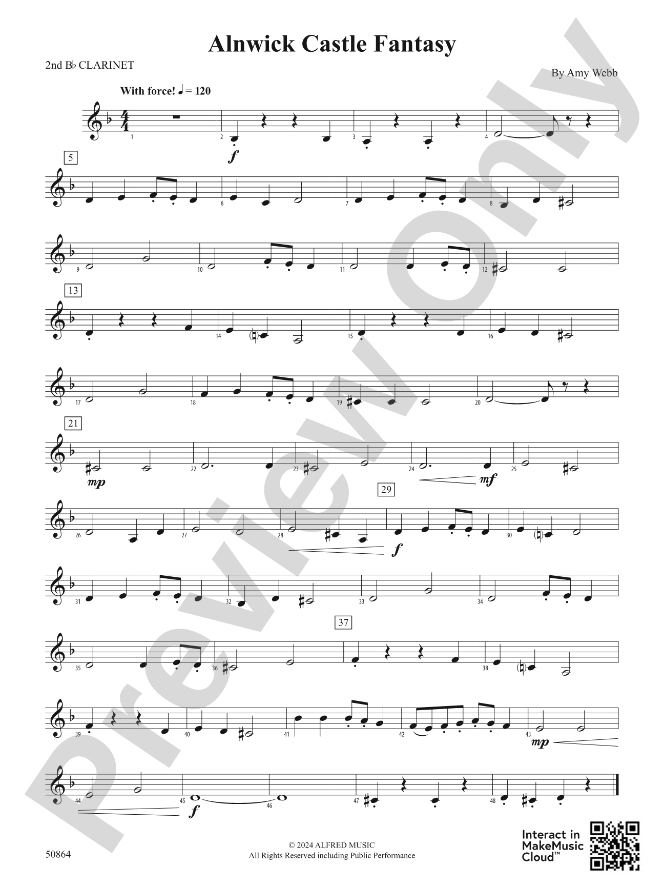 Alnwick Castle Fantasy: 2nd B-flat Clarinet