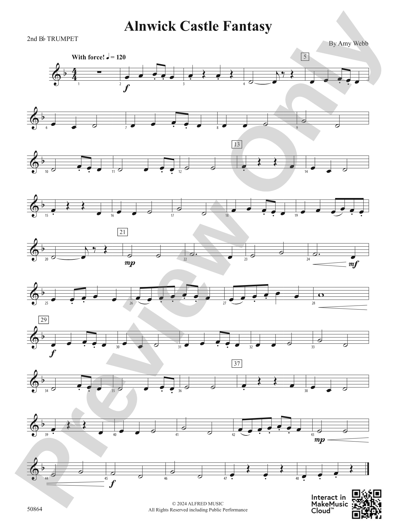 Alnwick Castle Fantasy: 2nd B-flat Trumpet