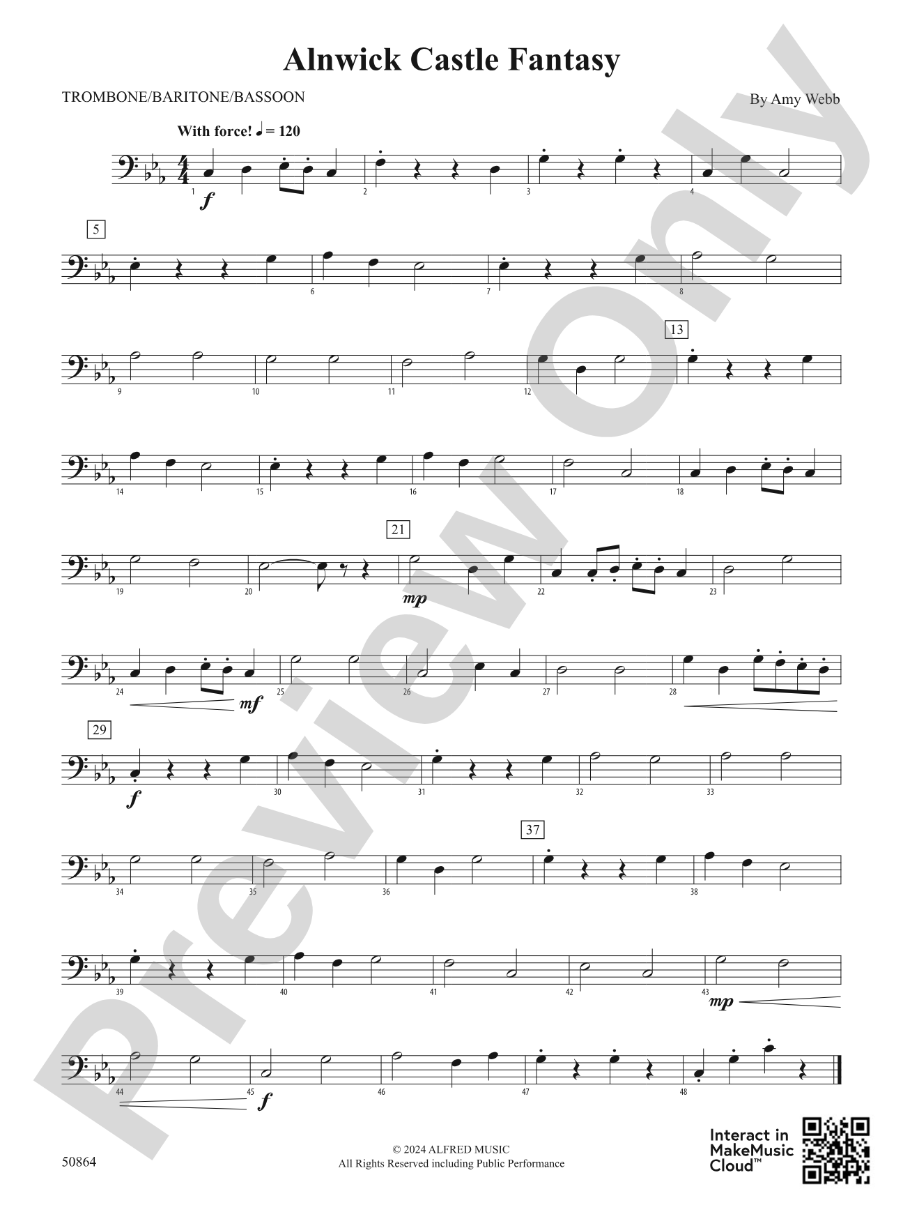 Alnwick Castle Fantasy: 1st Trombone