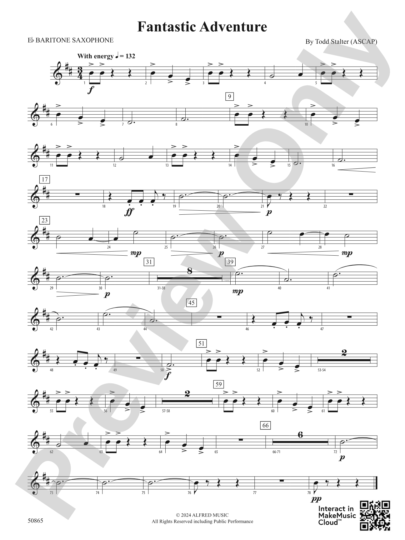 Fantastic Adventure: E-flat Baritone Saxophone