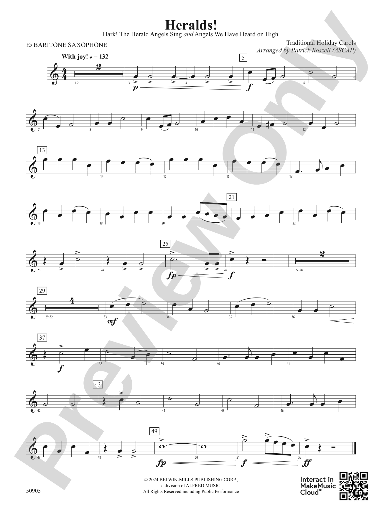 Heralds!: E-flat Baritone Saxophone