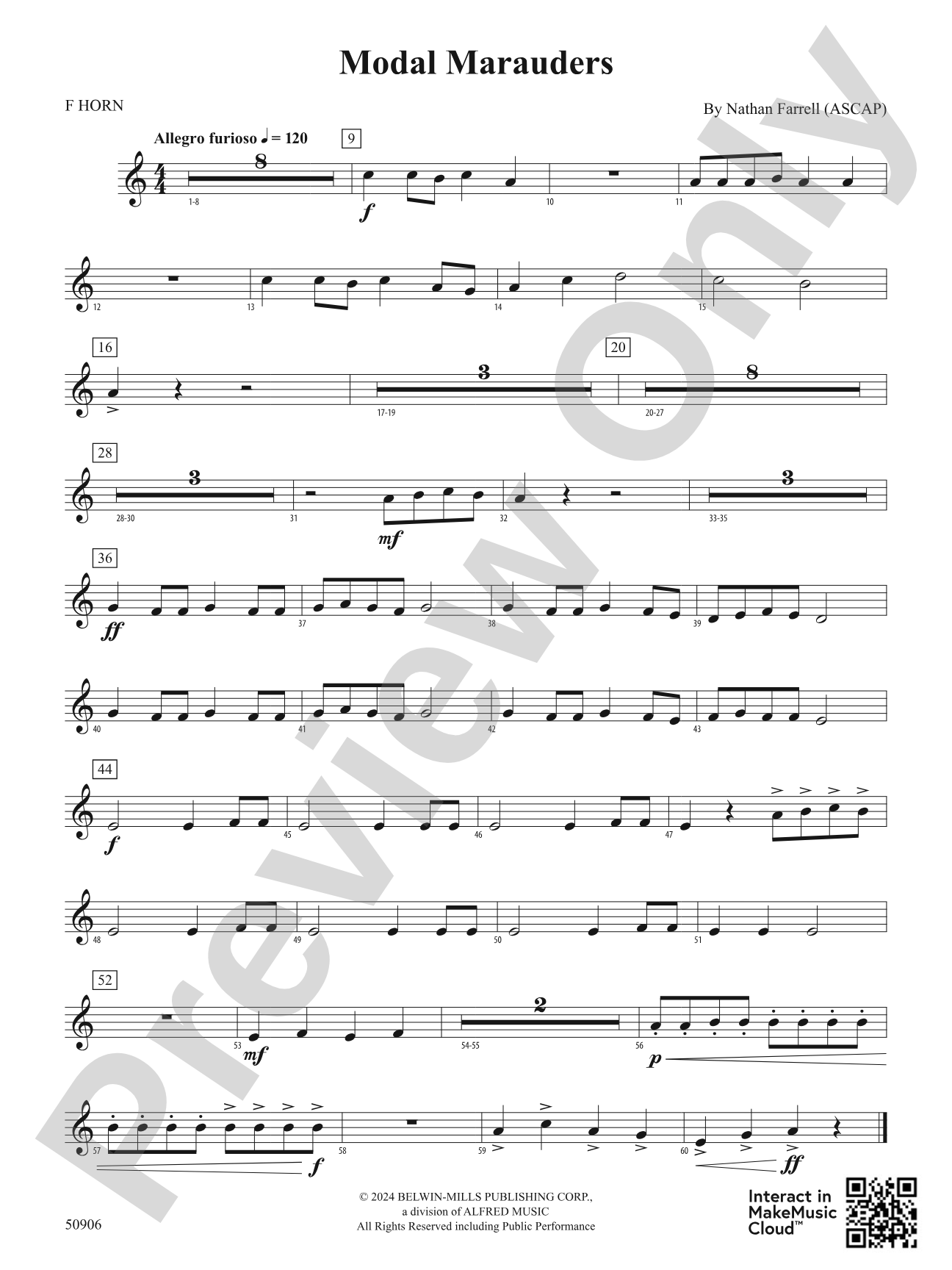 Modal Marauders: 1st F Horn