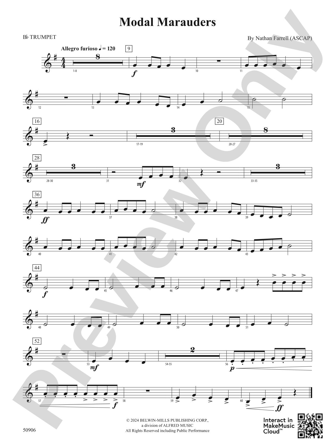 Modal Marauders: 1st B-flat Trumpet