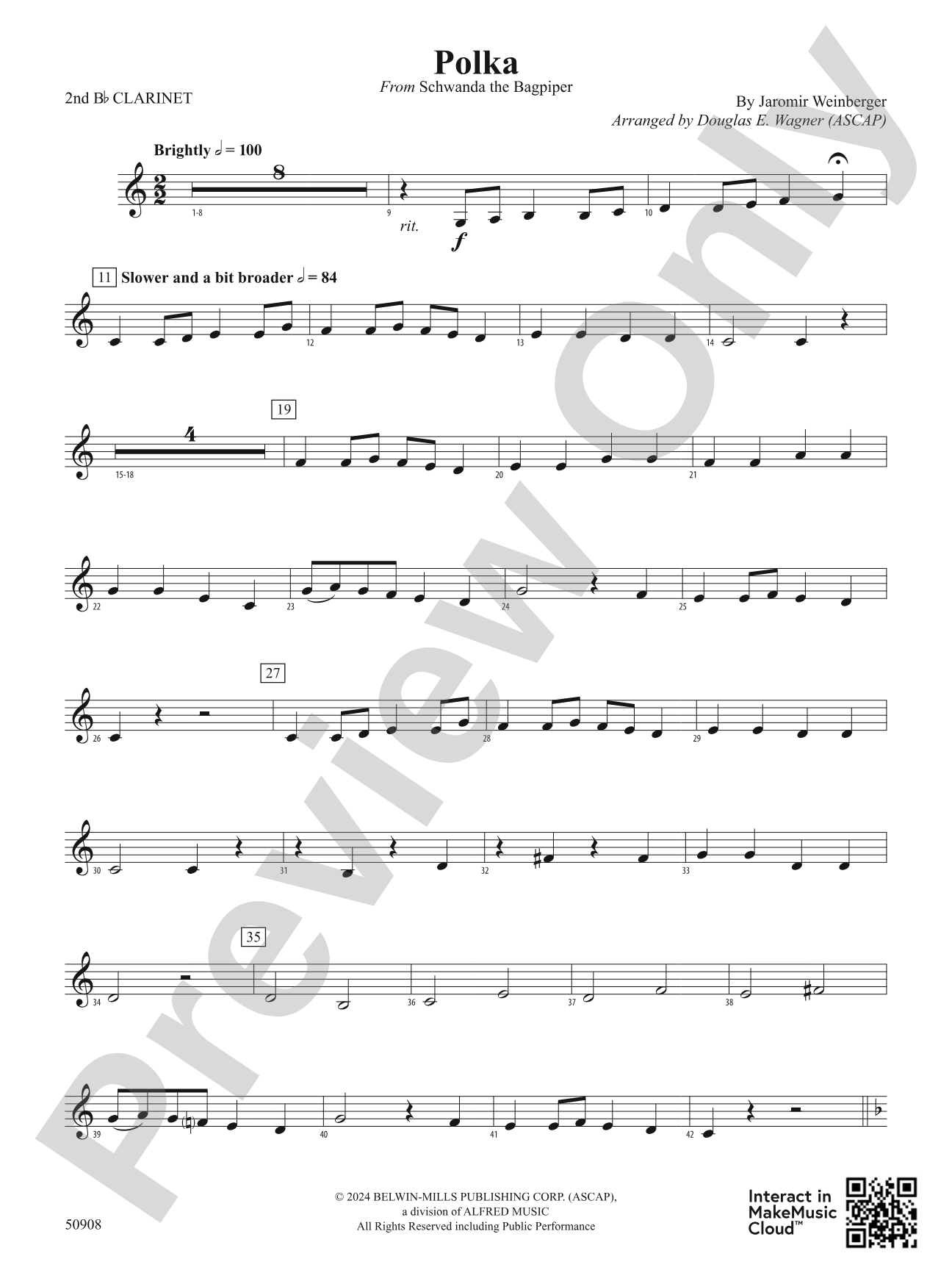 Polka: 2nd B-flat Clarinet