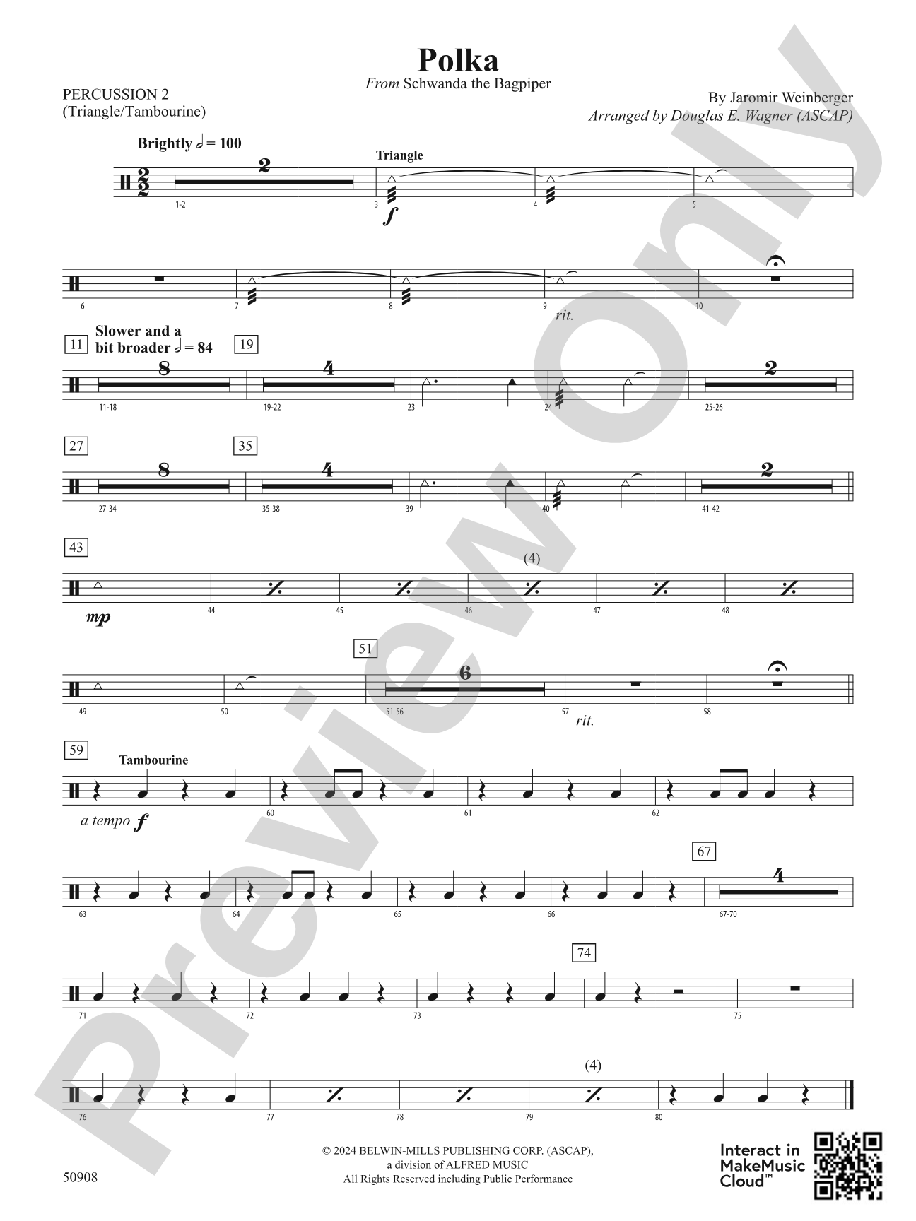 Polka: 2nd Percussion