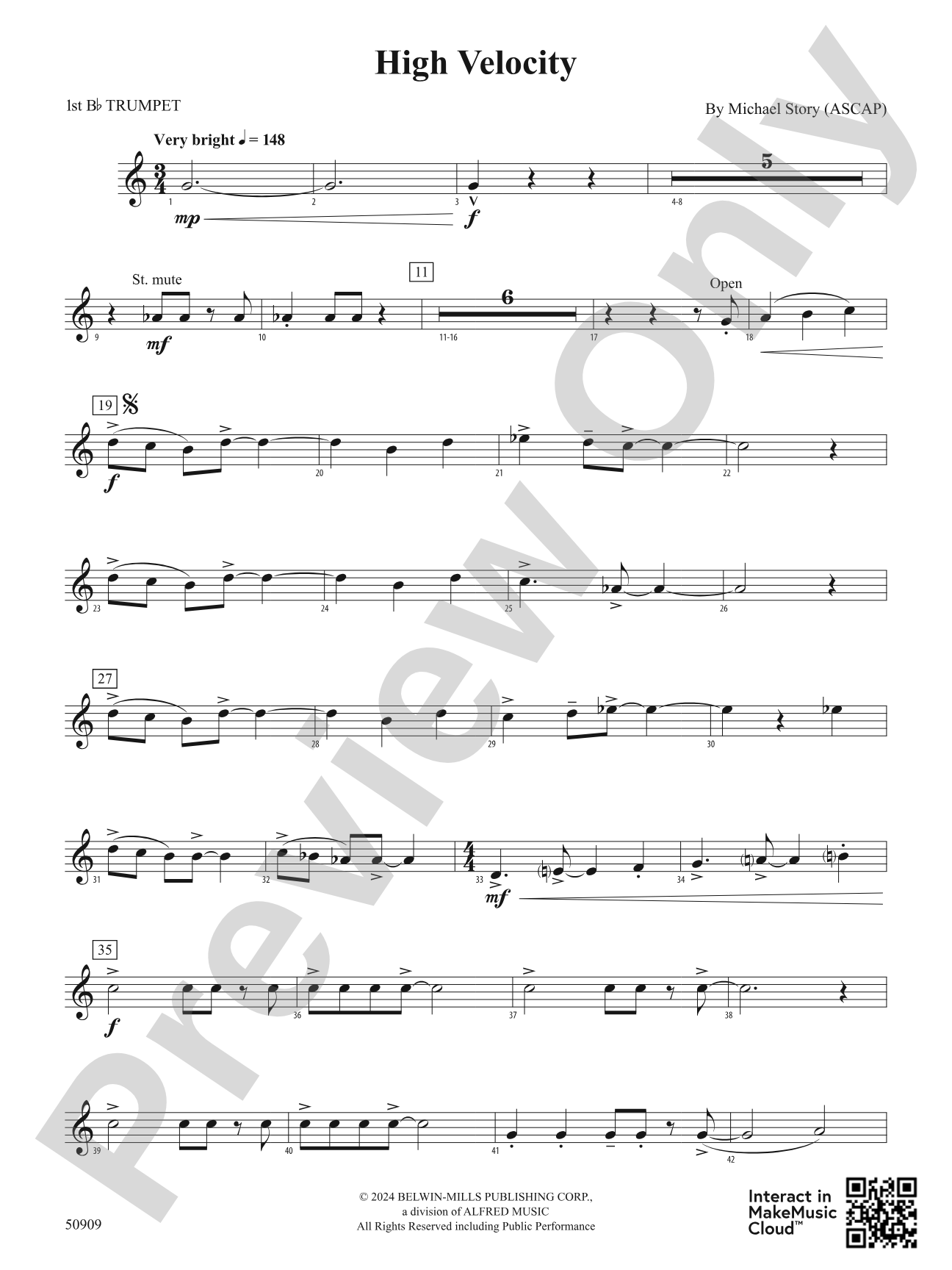 High Velocity: 1st B-flat Trumpet