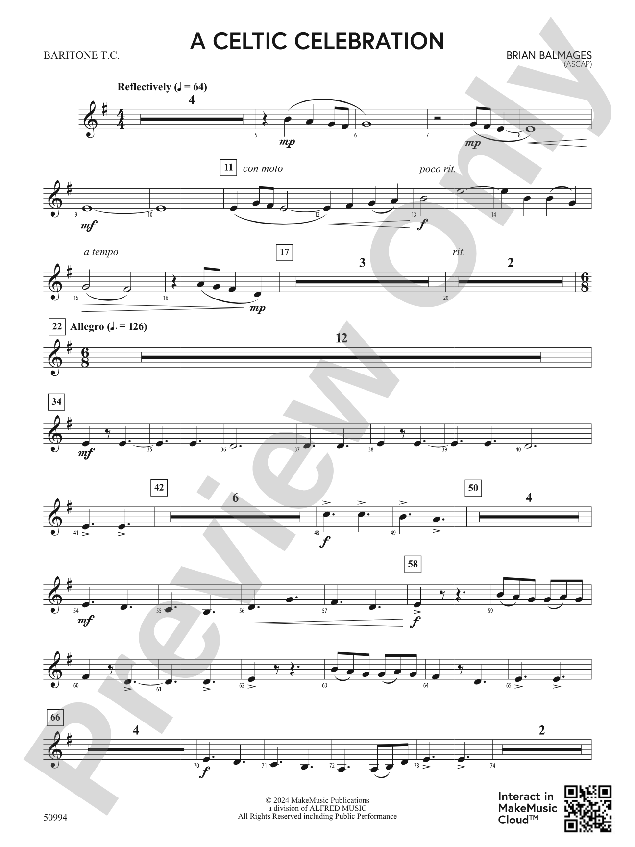 A Celtic Celebration: Baritone T.C.