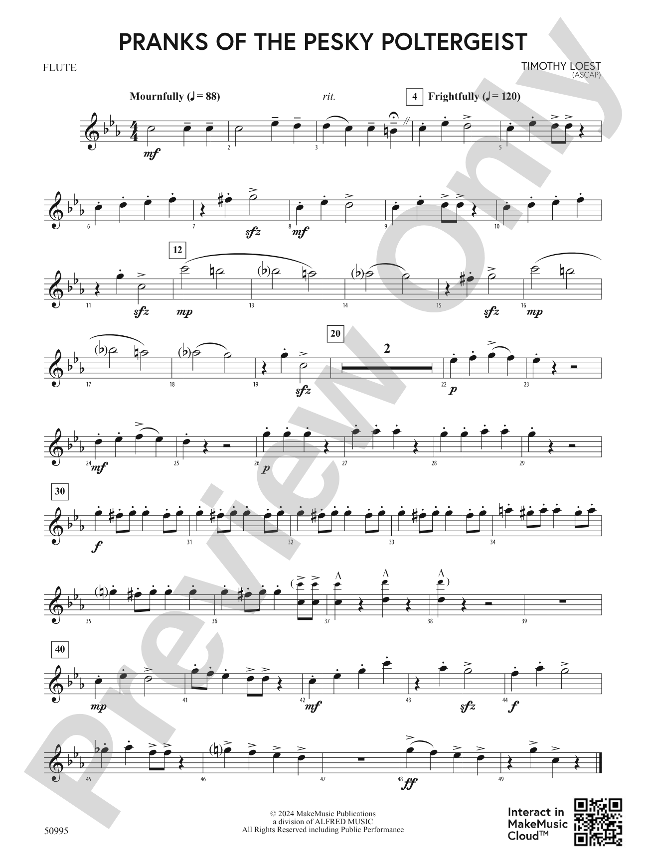 Pranks of the Pesky Poltergeist: Flute