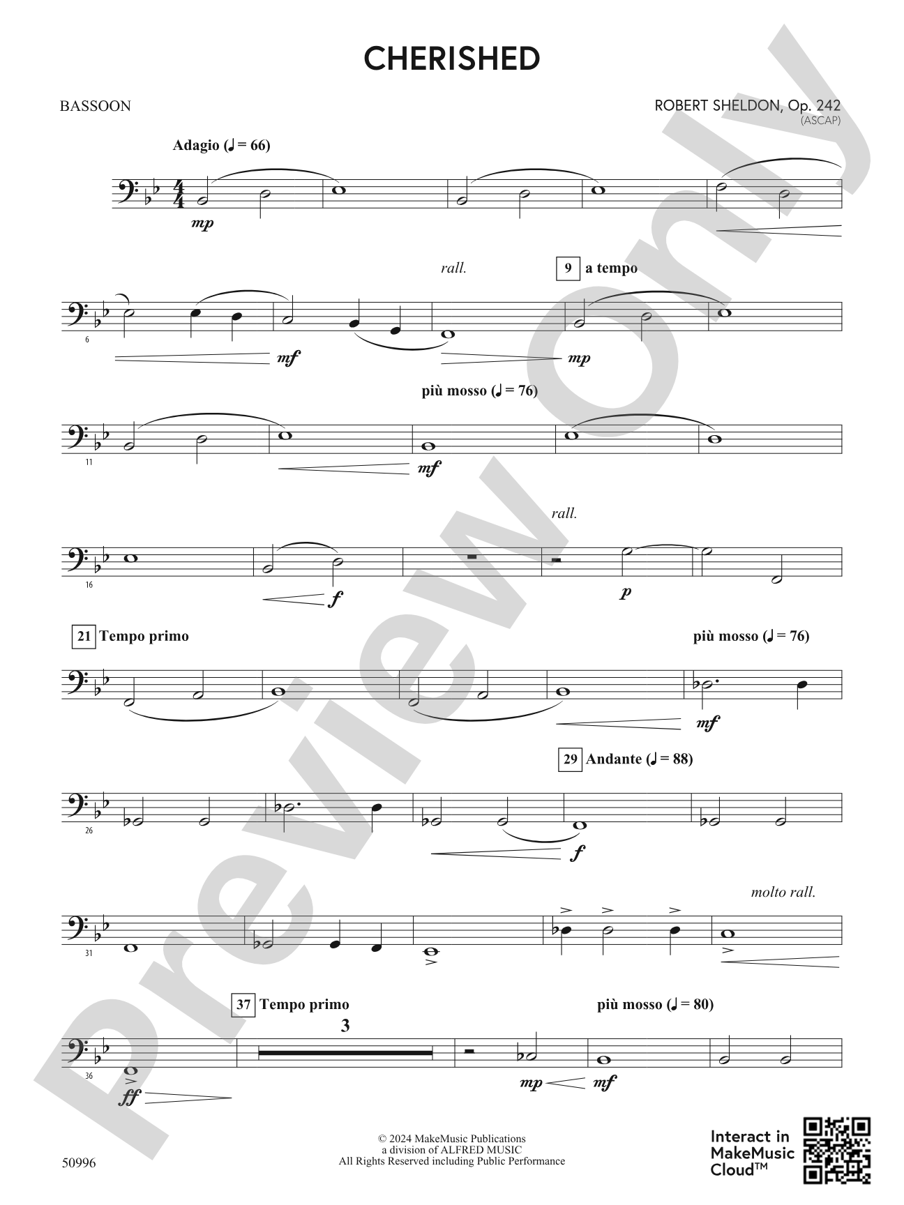 Cherished: Bassoon