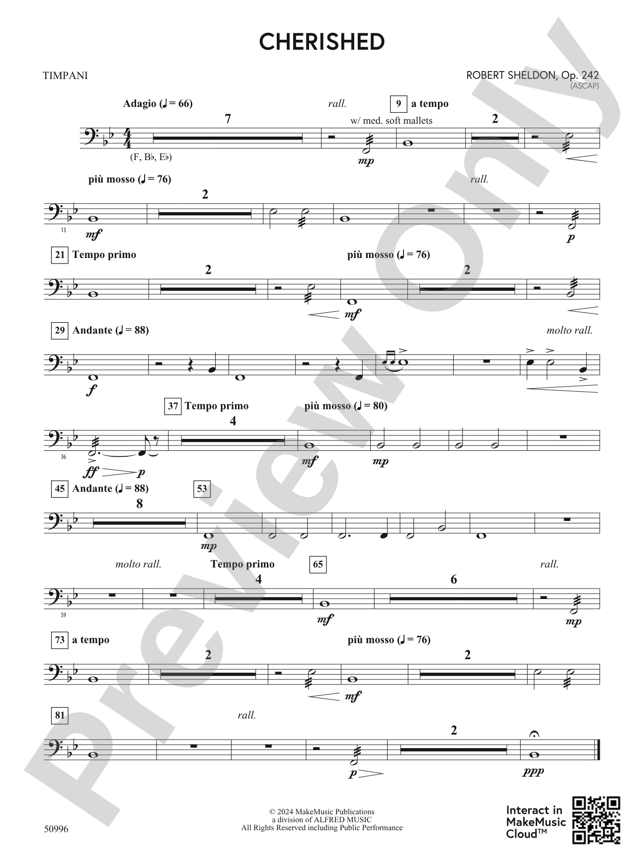 Cherished: Timpani