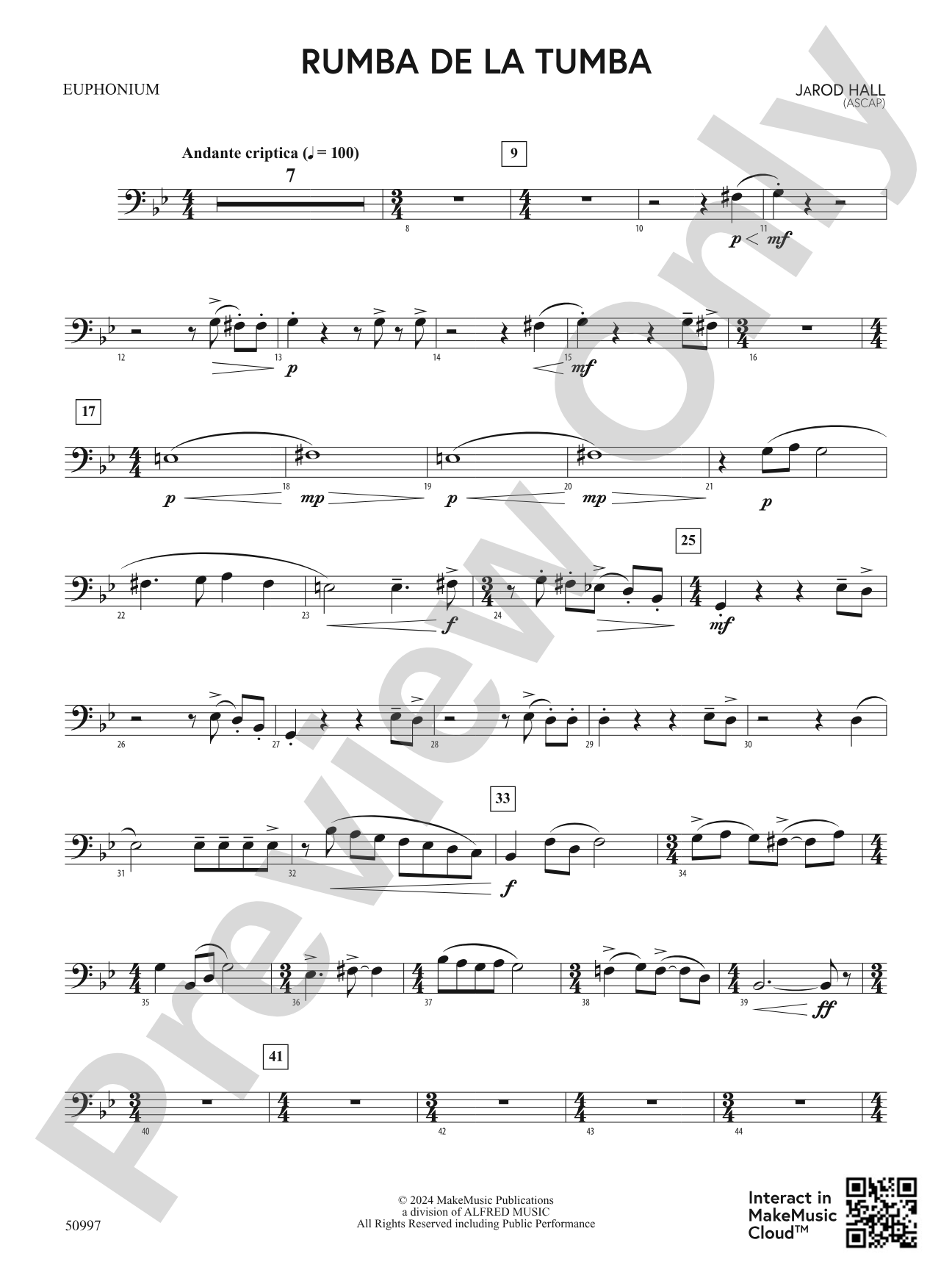 Rumba de la Tumba: Baritone B.C.