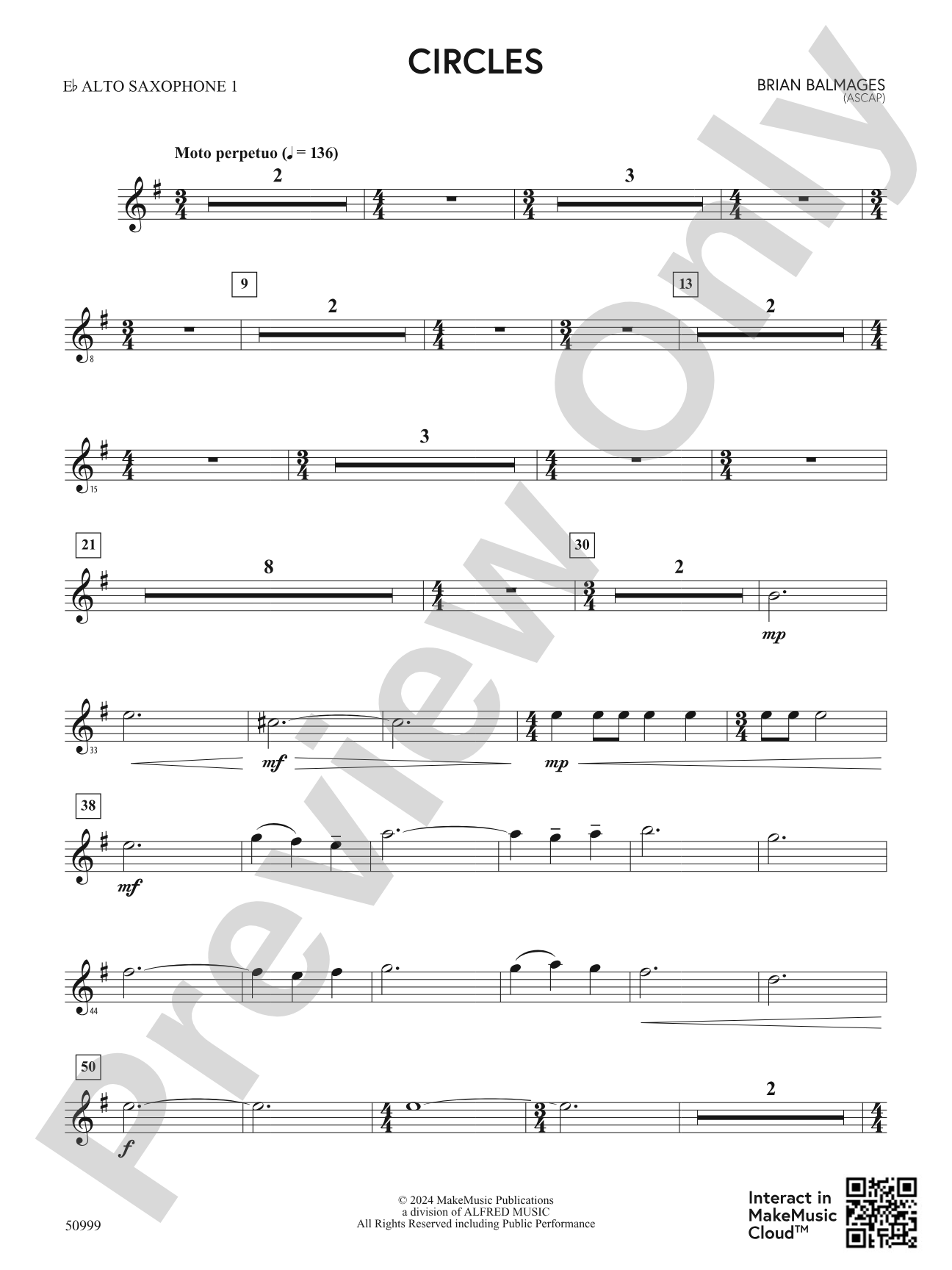 Circles: E-flat Alto Saxophone