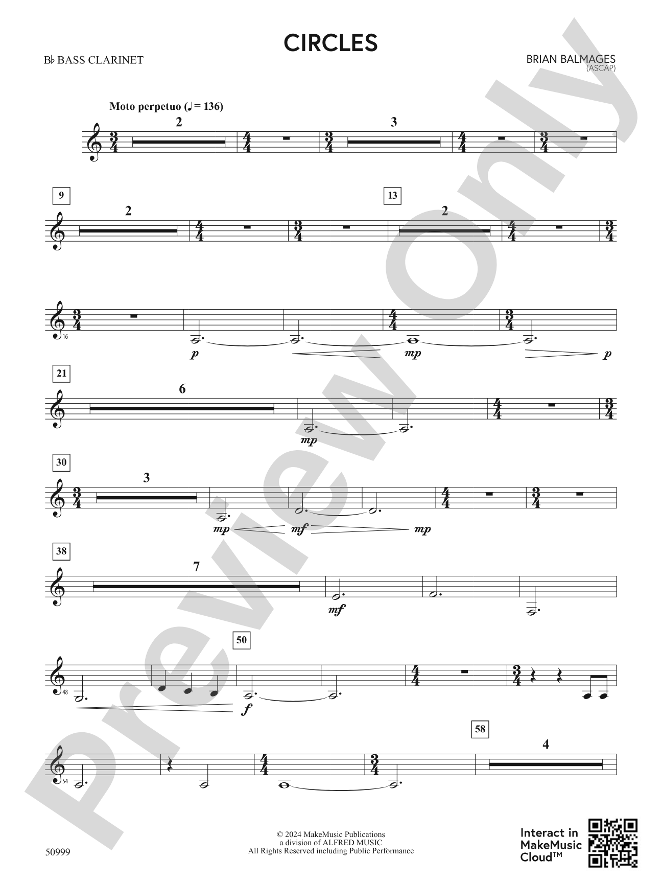 Circles: B-flat Bass Clarinet