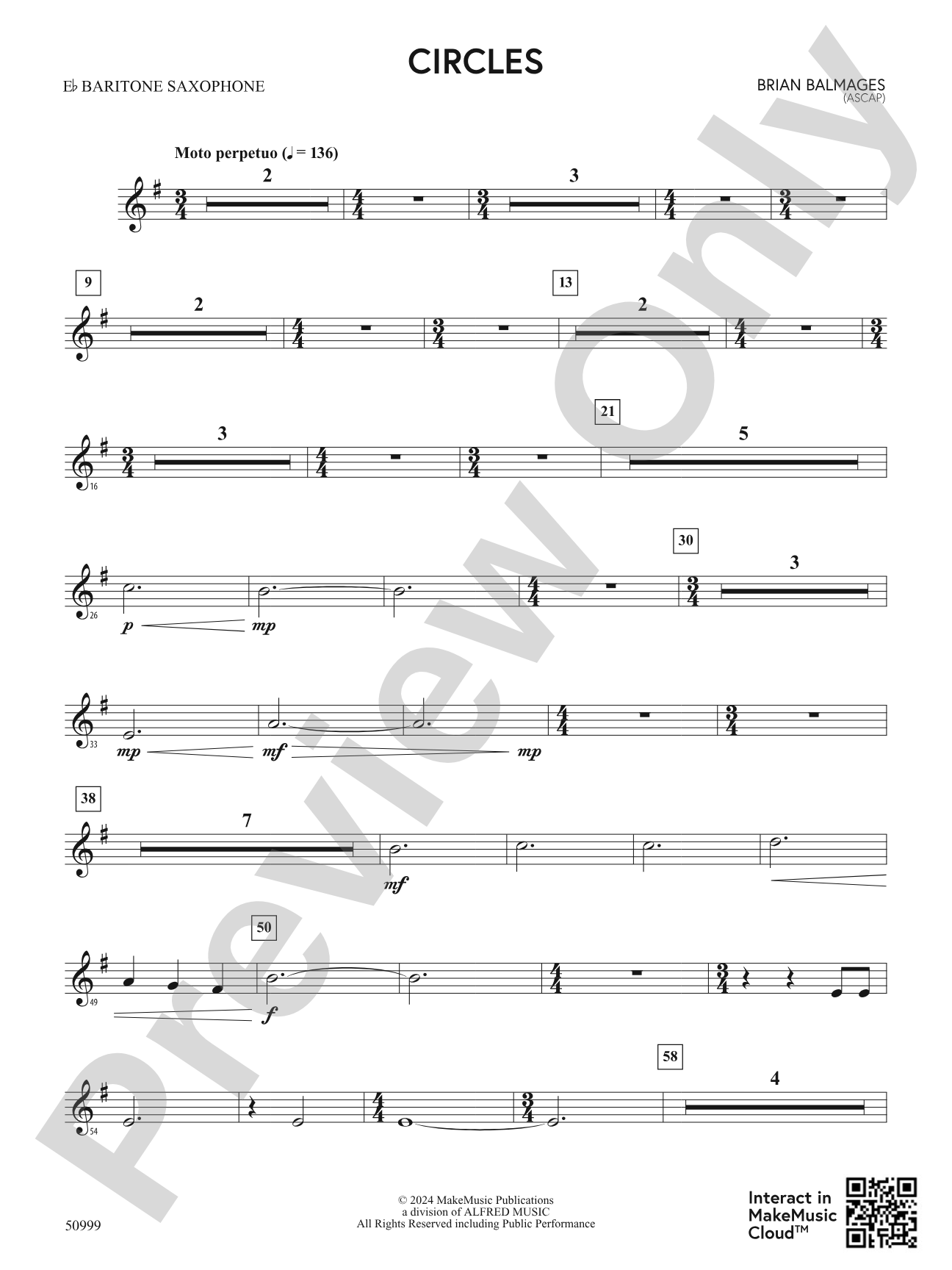 Circles: E-flat Baritone Saxophone