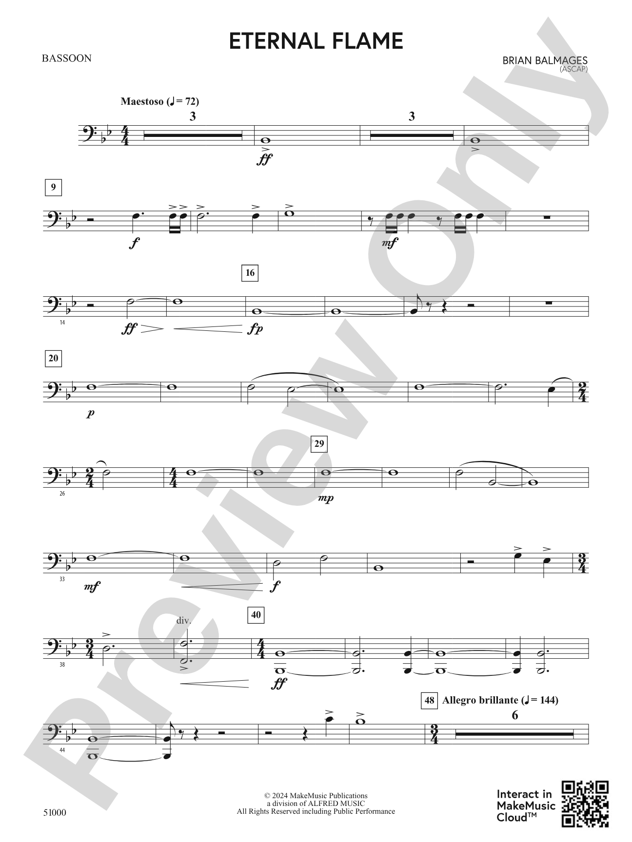 Eternal Flame: Bassoon