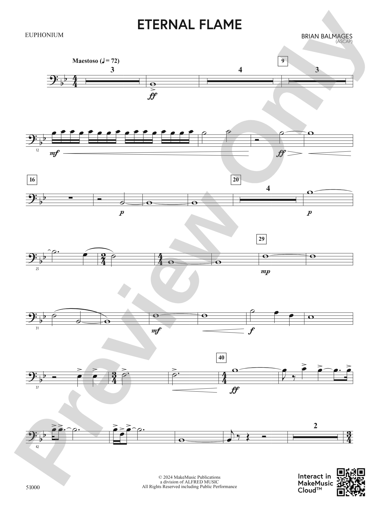 Eternal Flame: Baritone B.C.