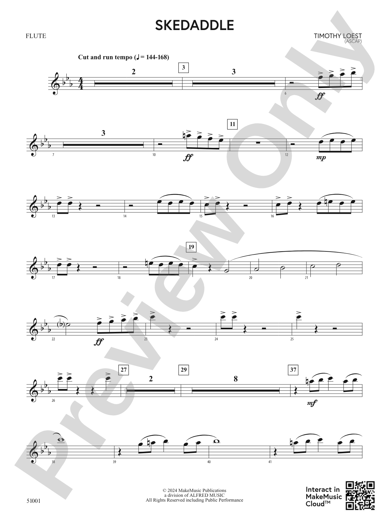 Skedaddle: Flute
