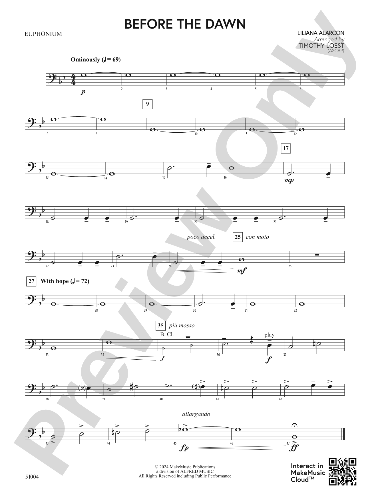 Before the Dawn: Baritone B.C.