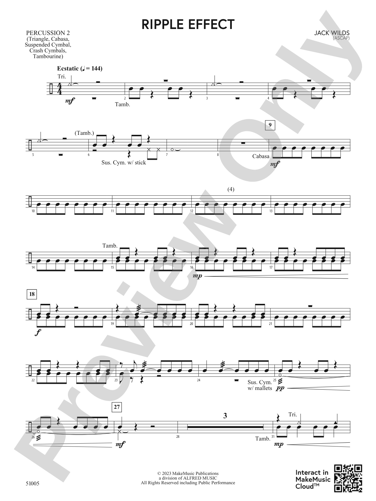 Ripple Effect: 2nd Percussion