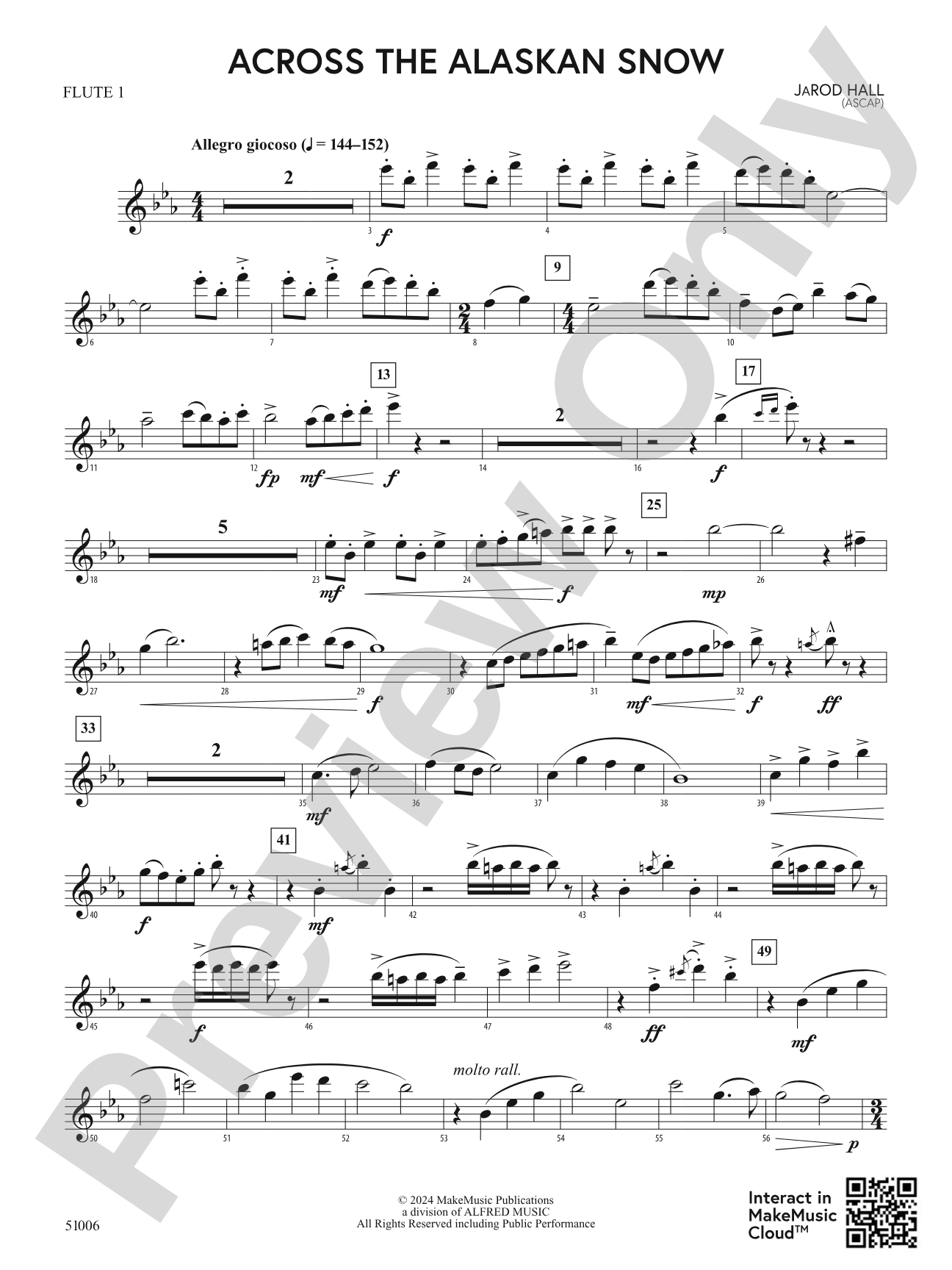Across the Alaskan Snow: Flute