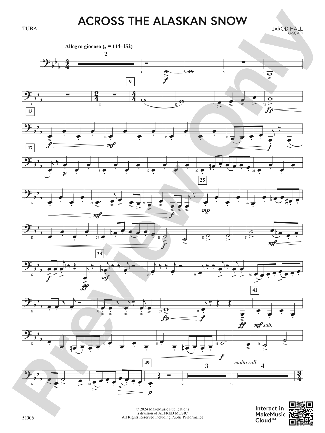 Across the Alaskan Snow: Tuba