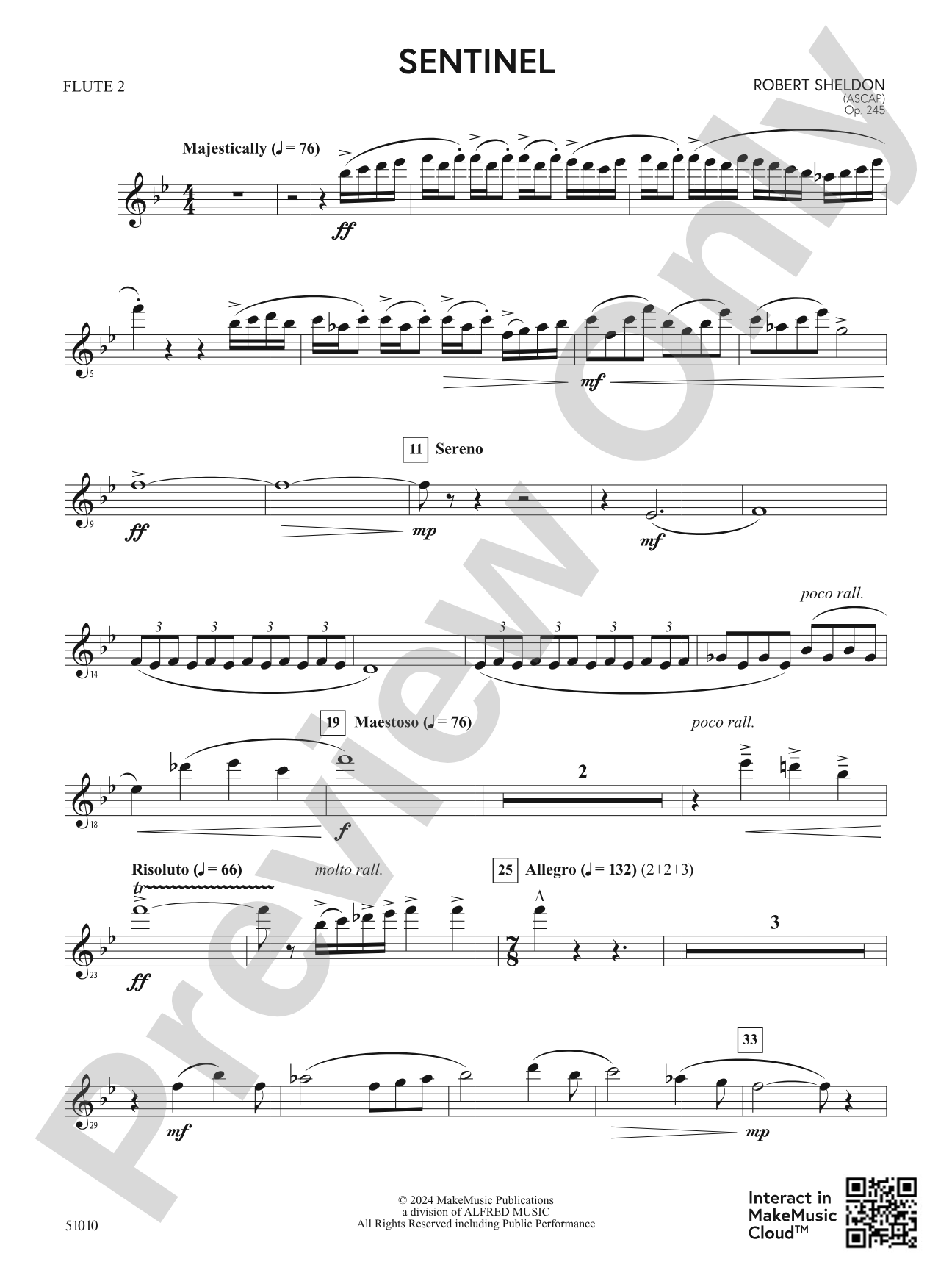 Sentinel: 2nd Flute