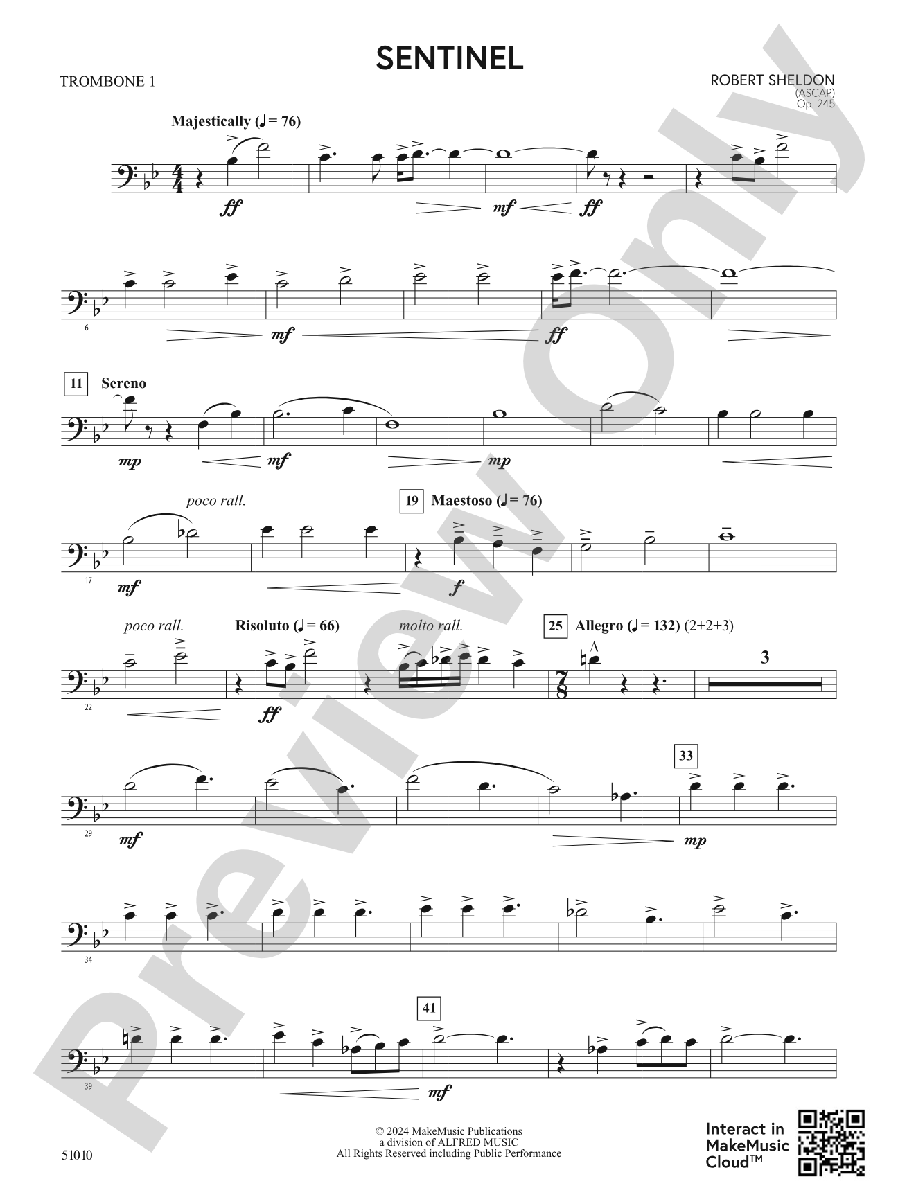 Sentinel: 1st Trombone