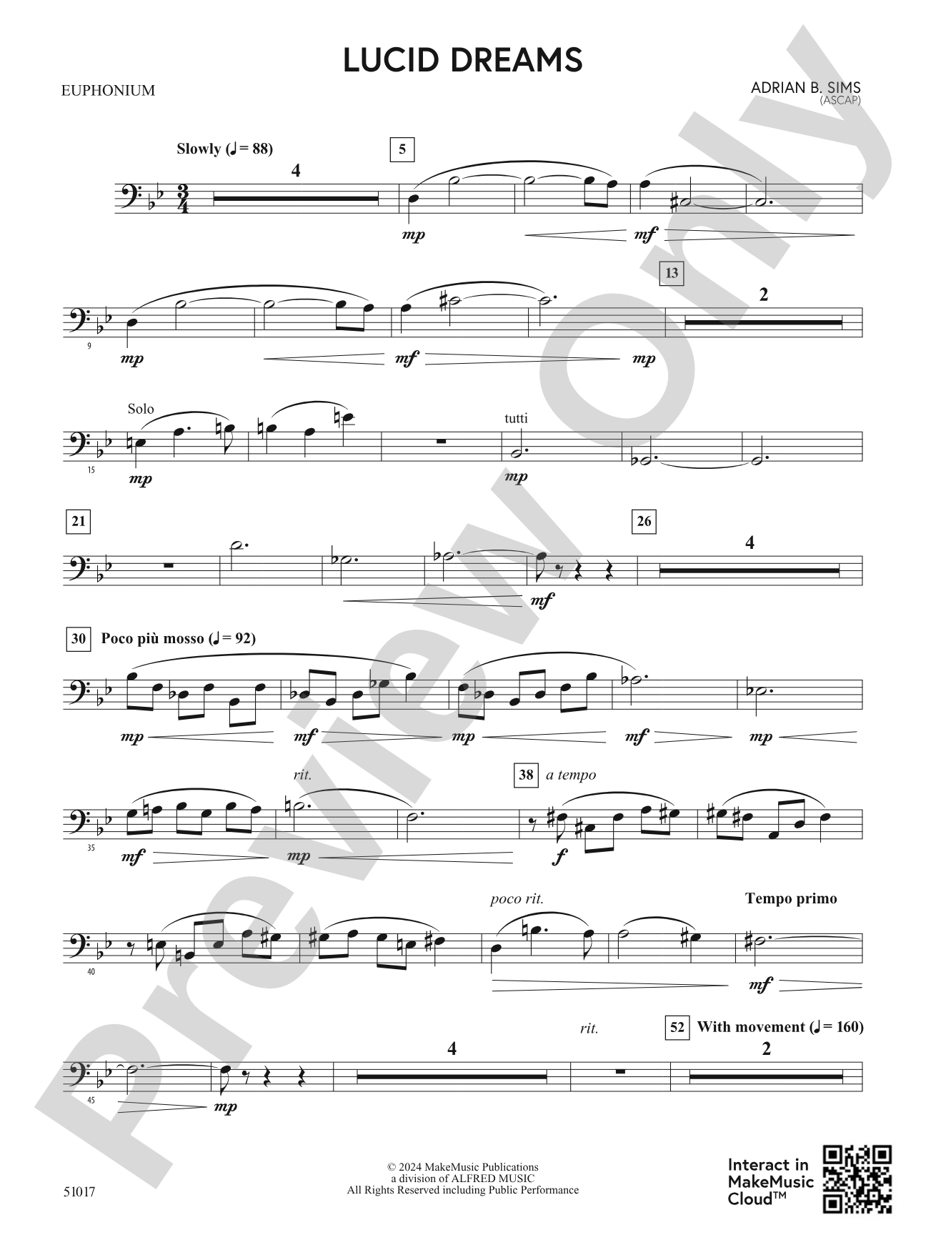 Lucid Dreams: Baritone B.C.