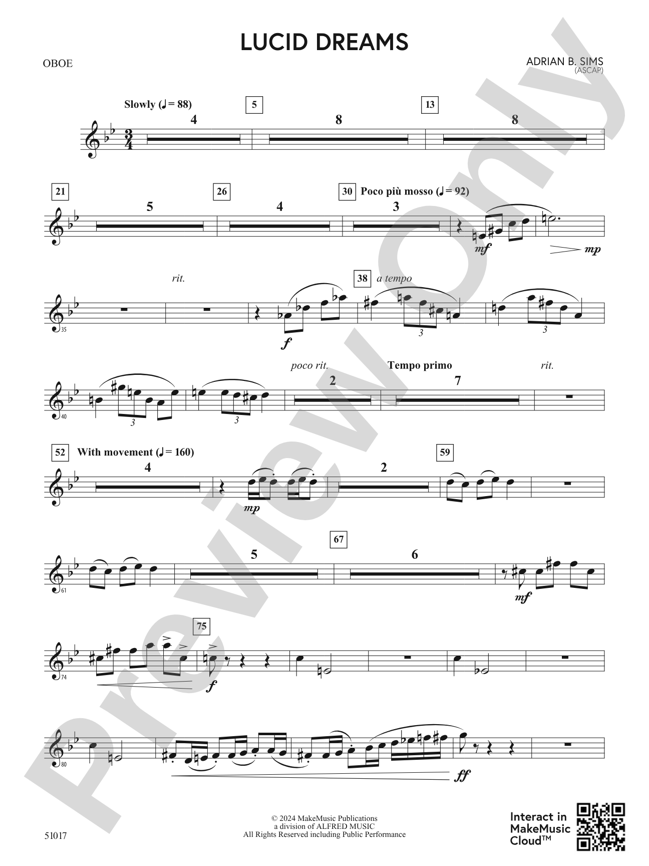 Lucid Dreams: Oboe