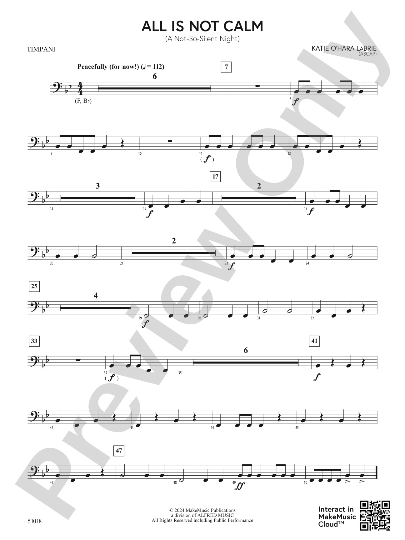 All is NOT Calm: Timpani