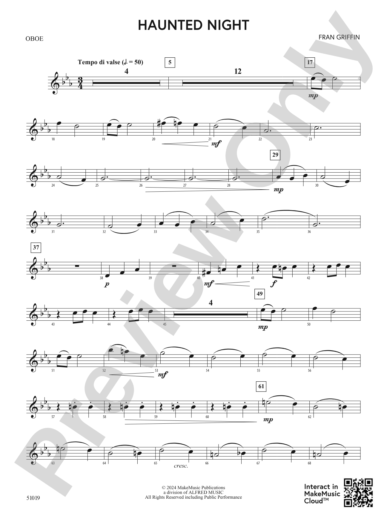 Haunted Night: Oboe