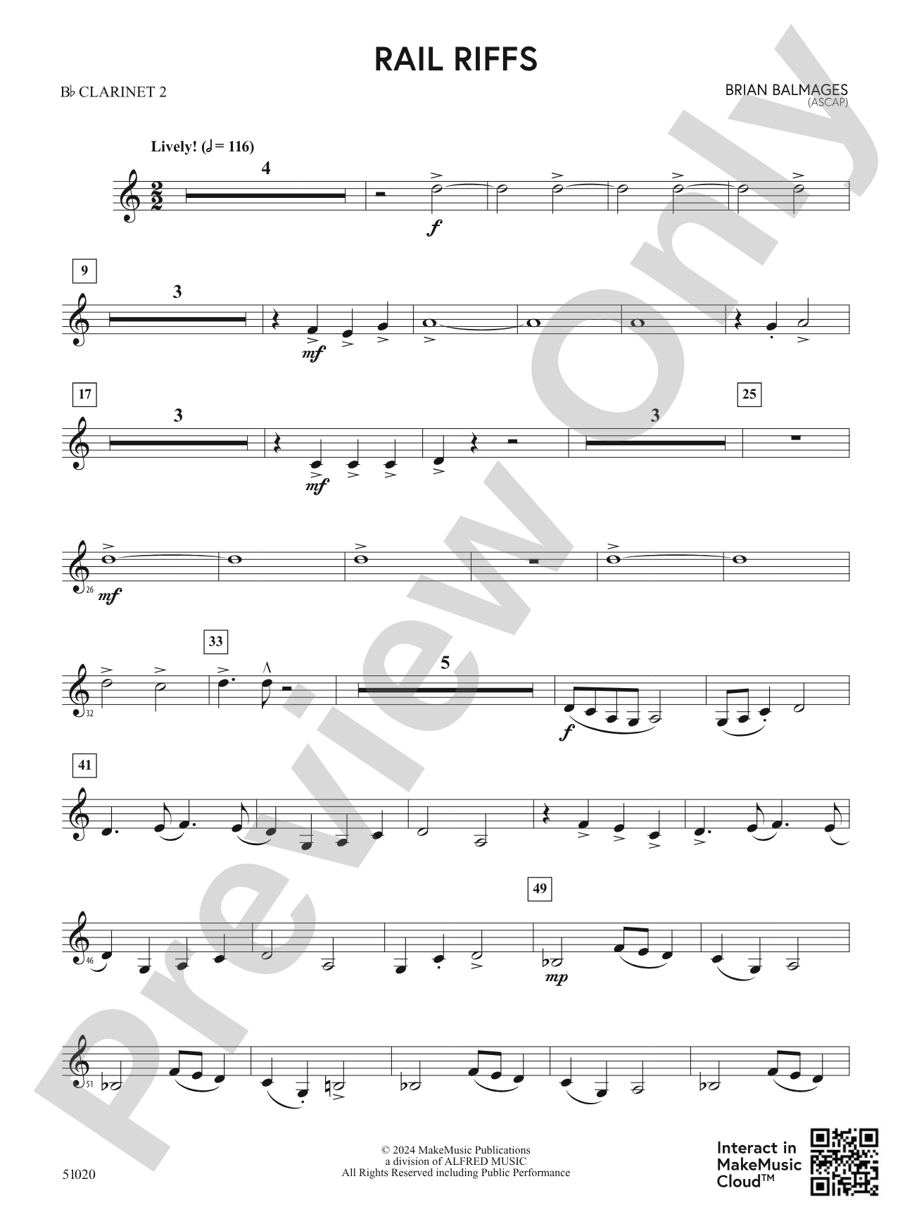 Rail Riffs: 2nd B-flat Clarinet