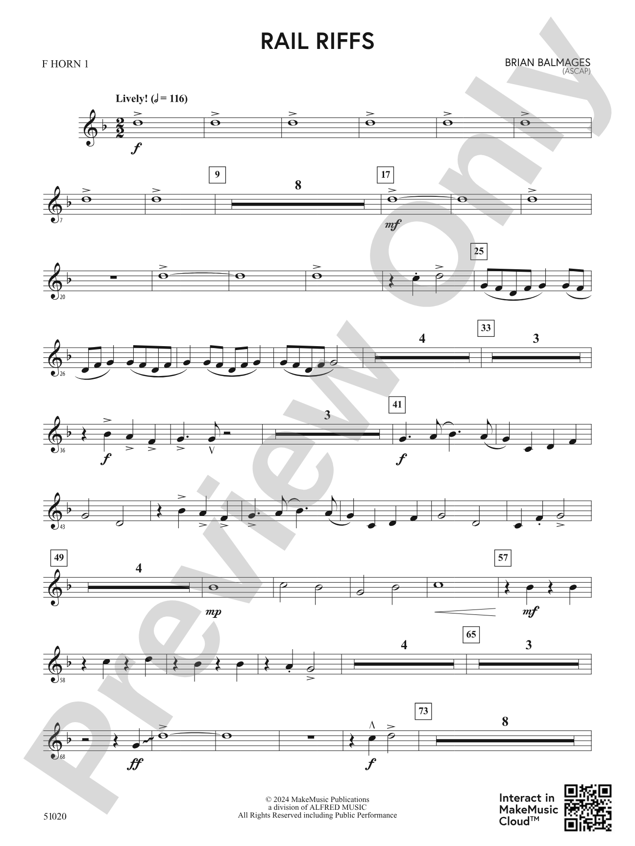 Rail Riffs: 1st F Horn