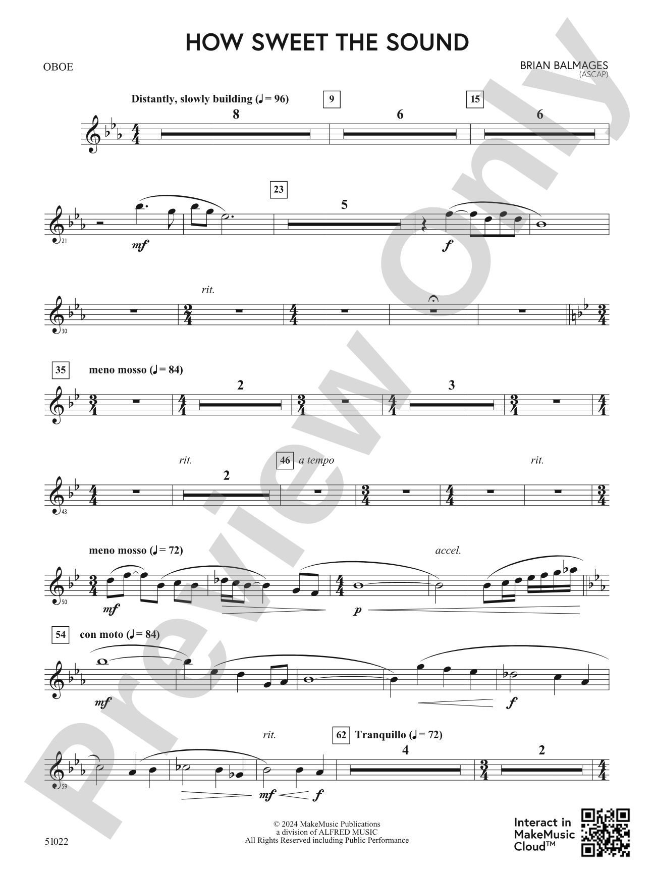 How Sweet the Sound: Oboe