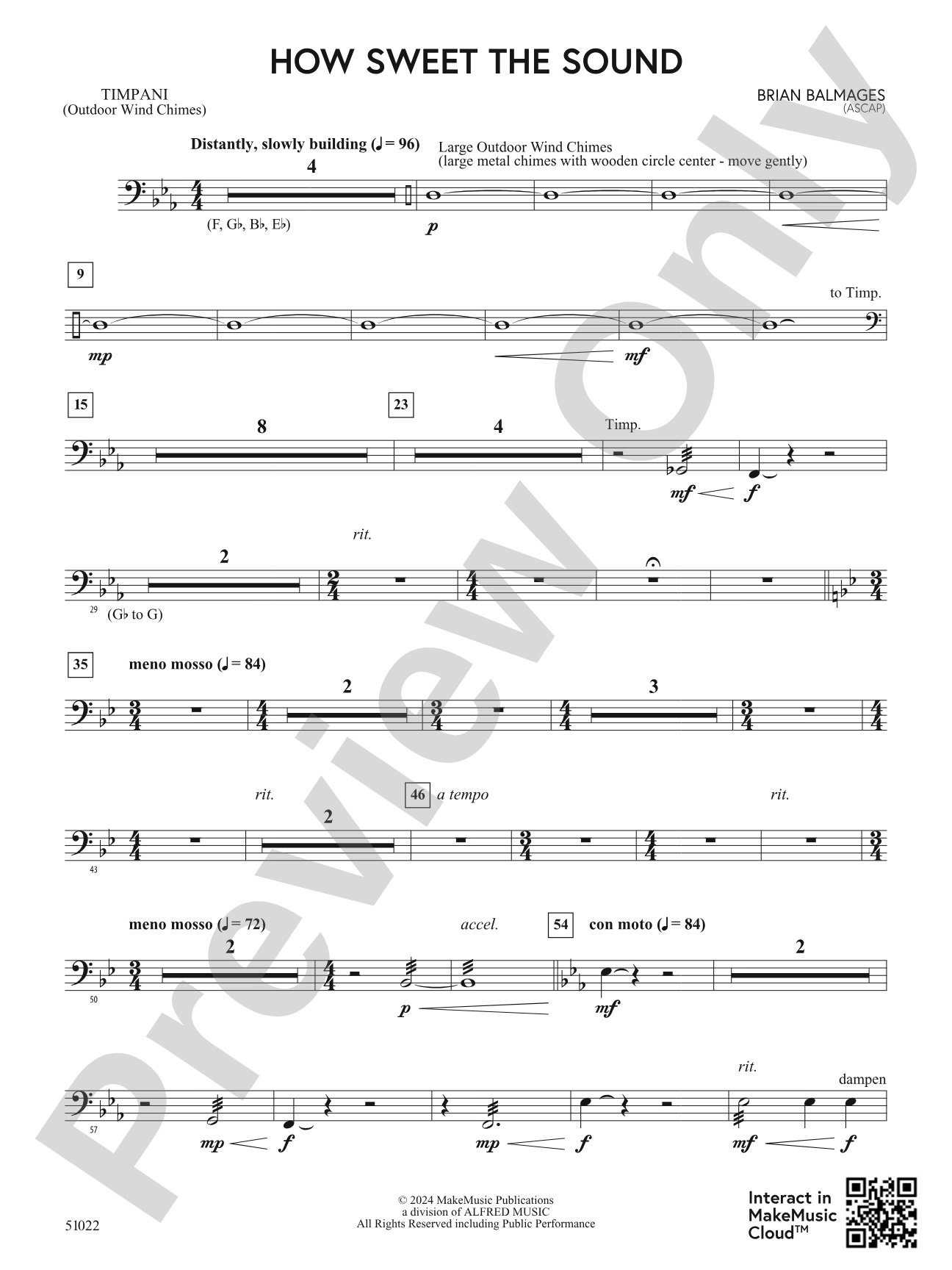 How Sweet the Sound: Timpani