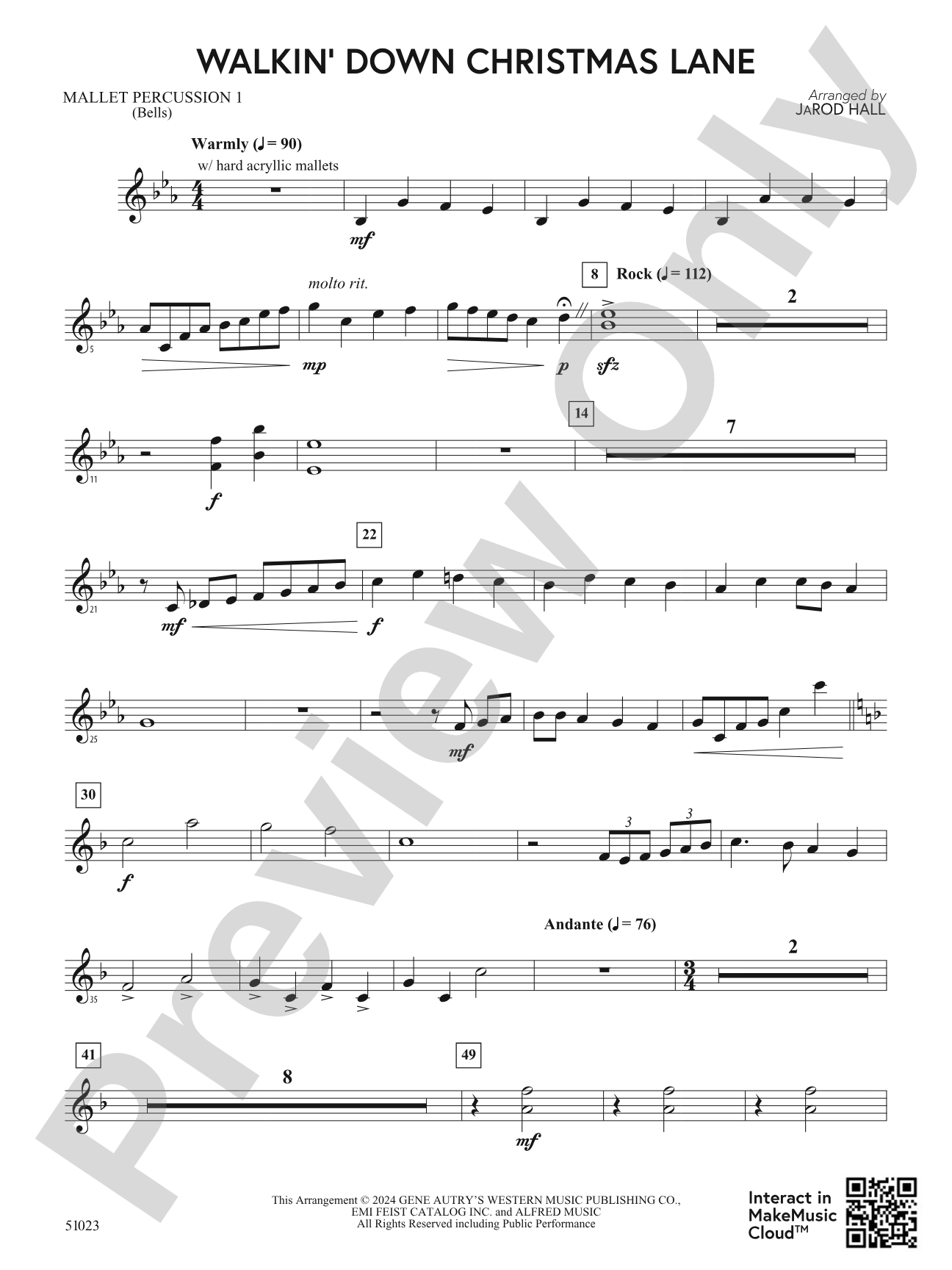 Walkin' Down Christmas Lane: Mallets
