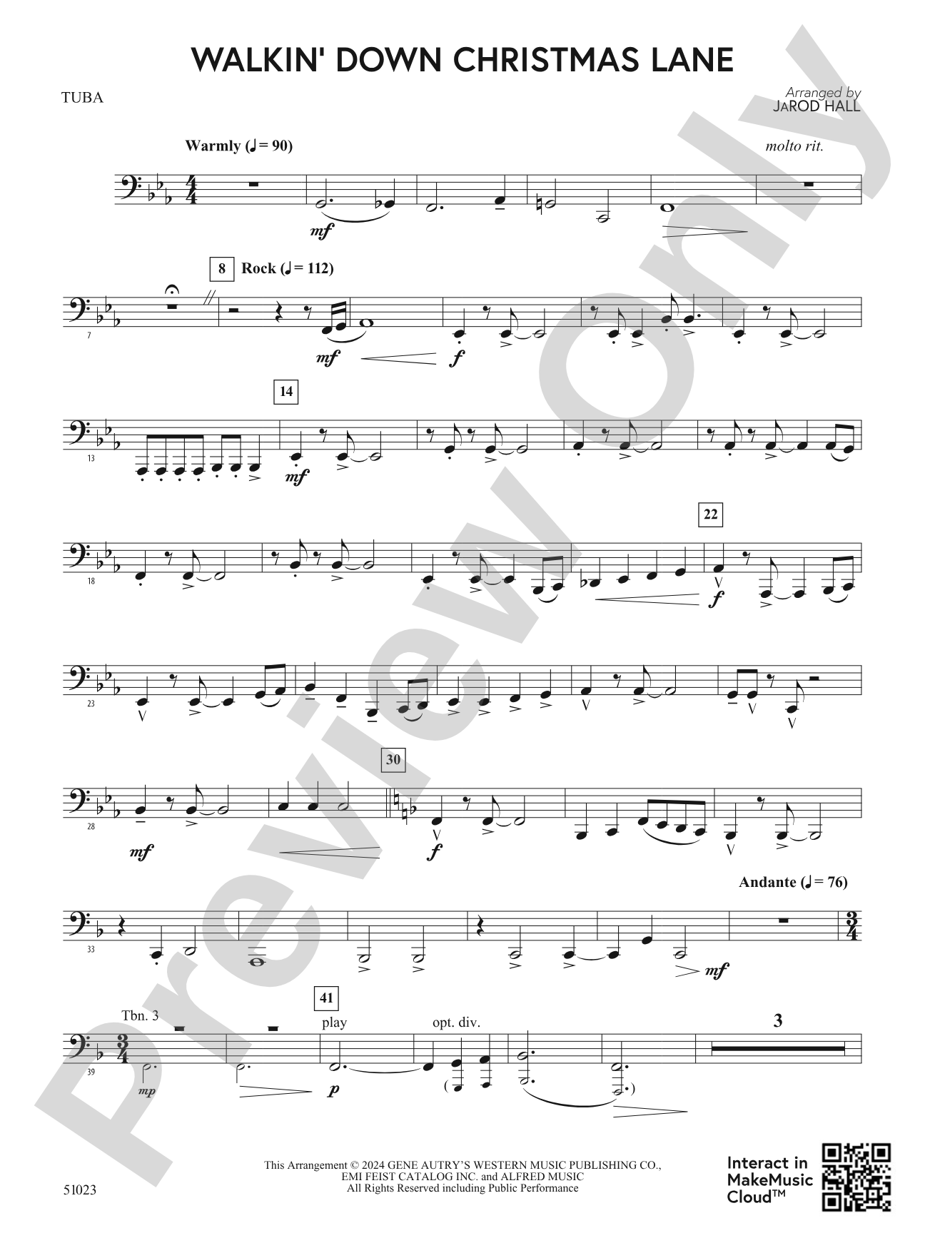Walkin' Down Christmas Lane: Tuba