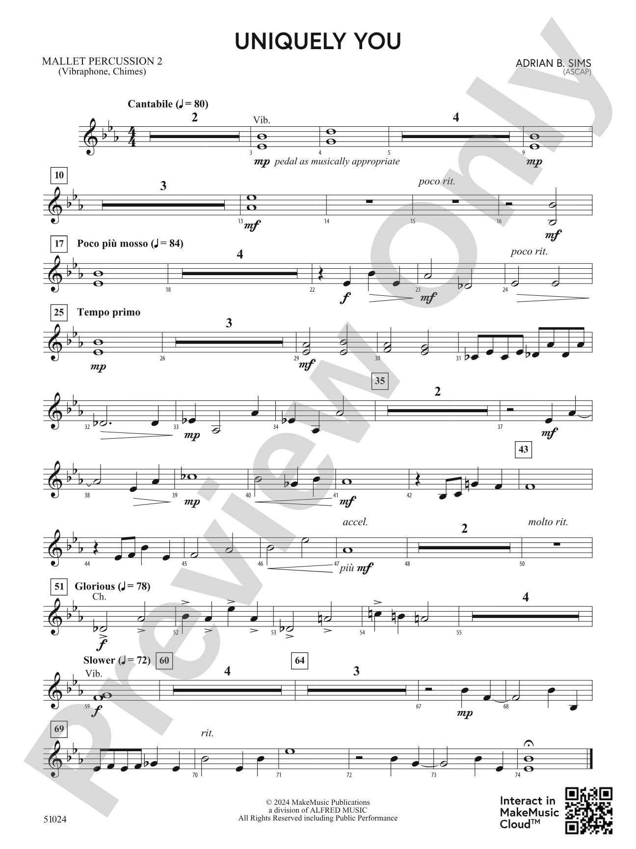 Uniquely You: 2nd Mallet Percussion
