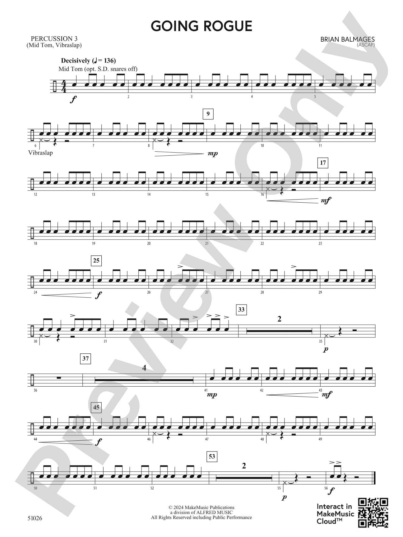 Going Rogue: 3rd Percussion