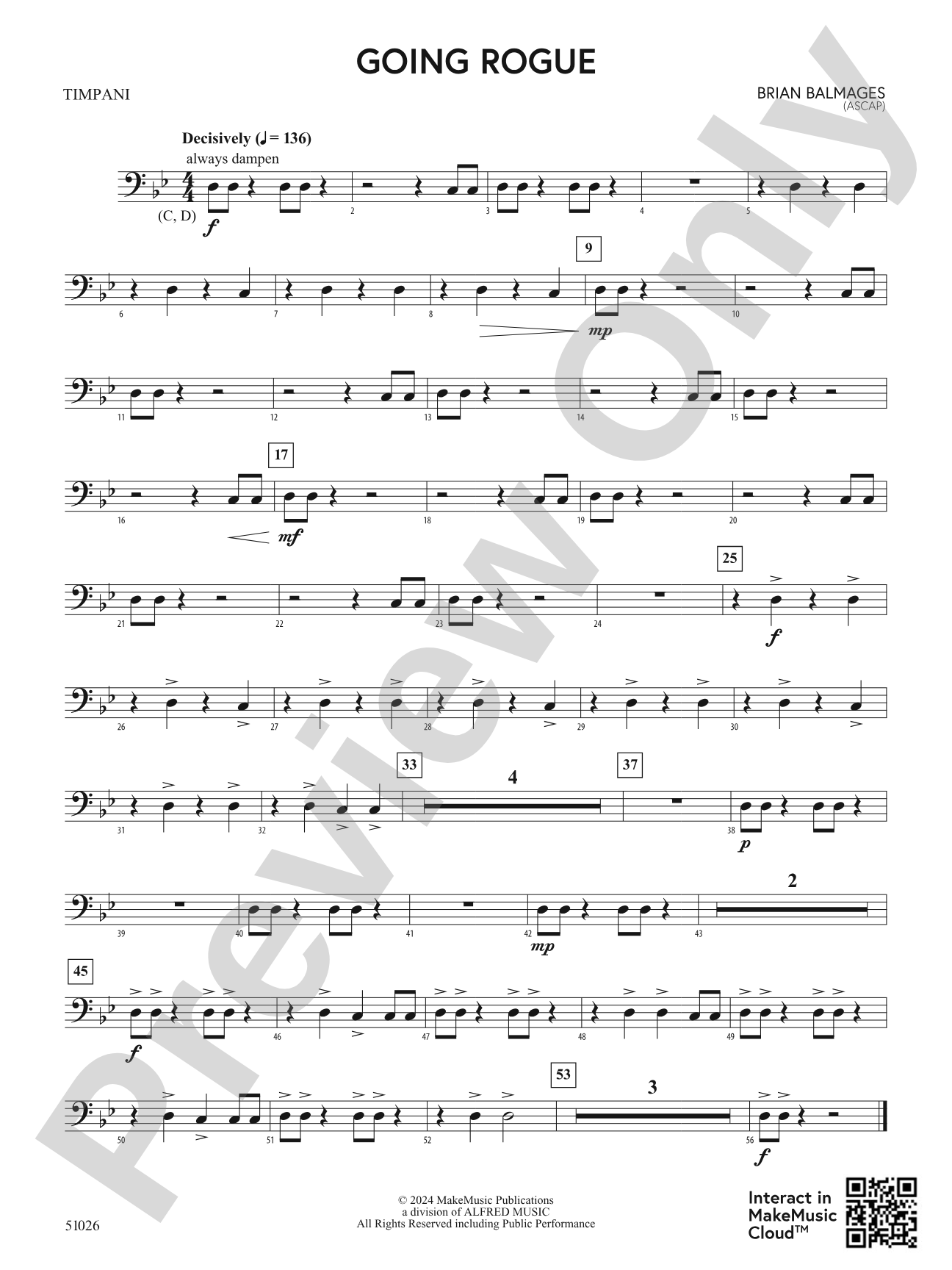 Going Rogue: Timpani