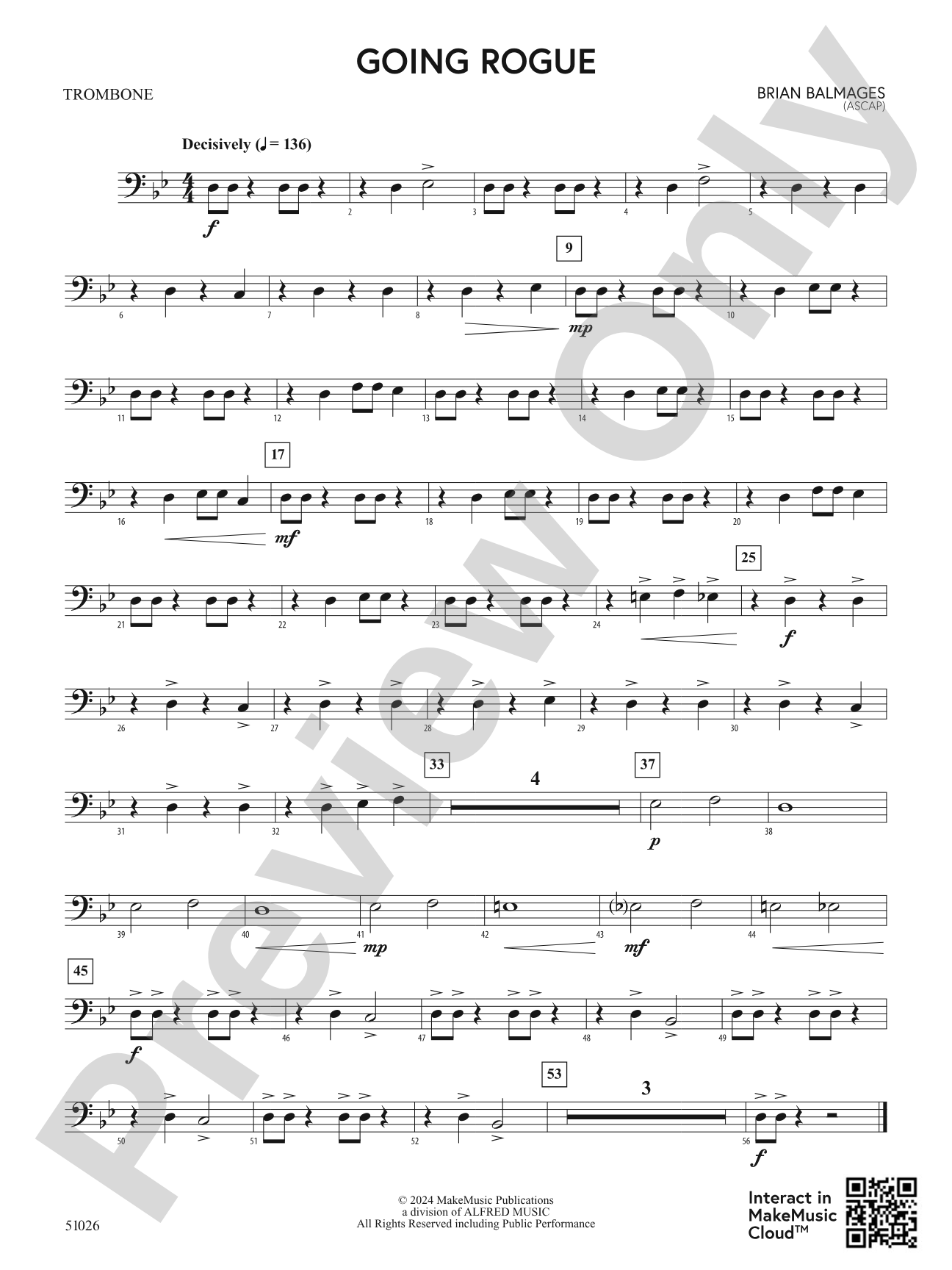 Going Rogue: 1st Trombone