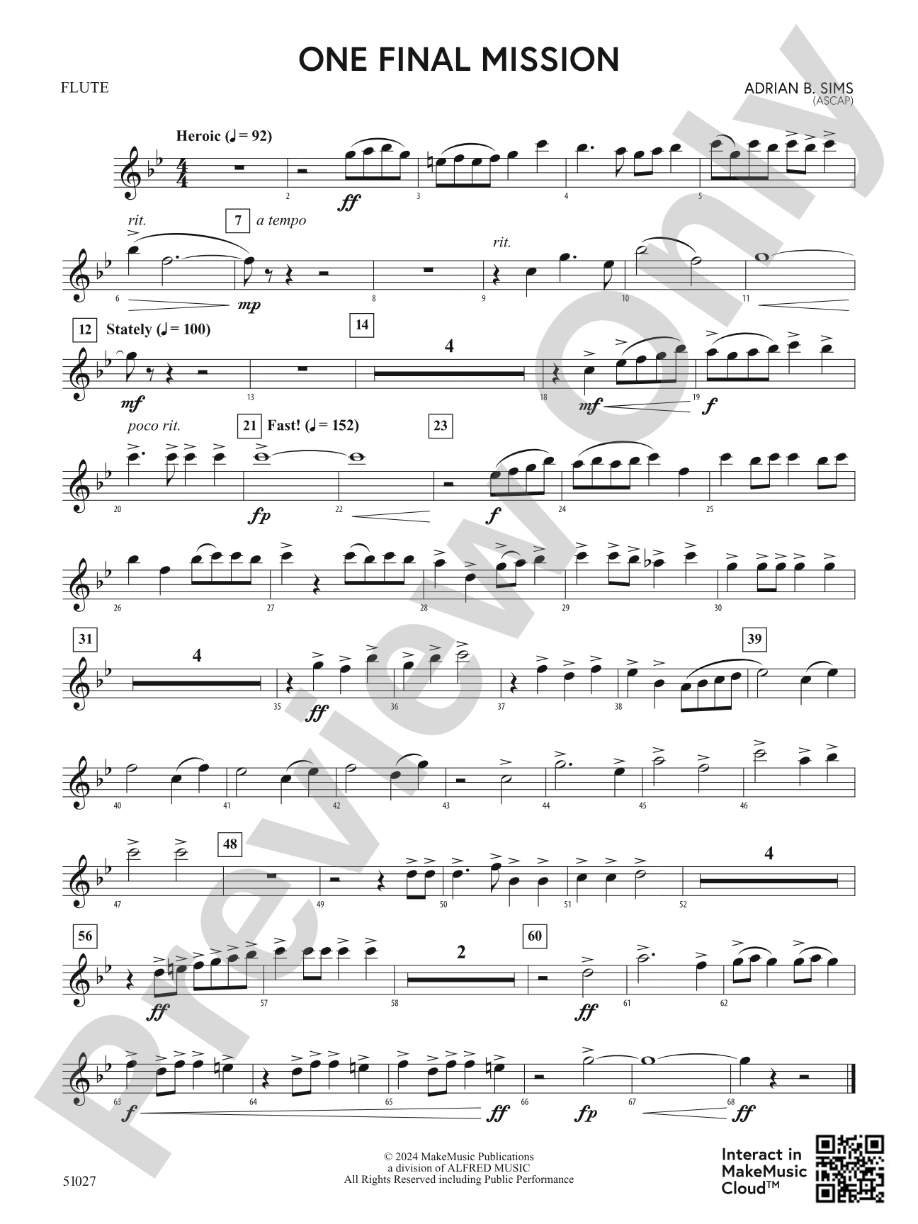 One Final Mission: Flute